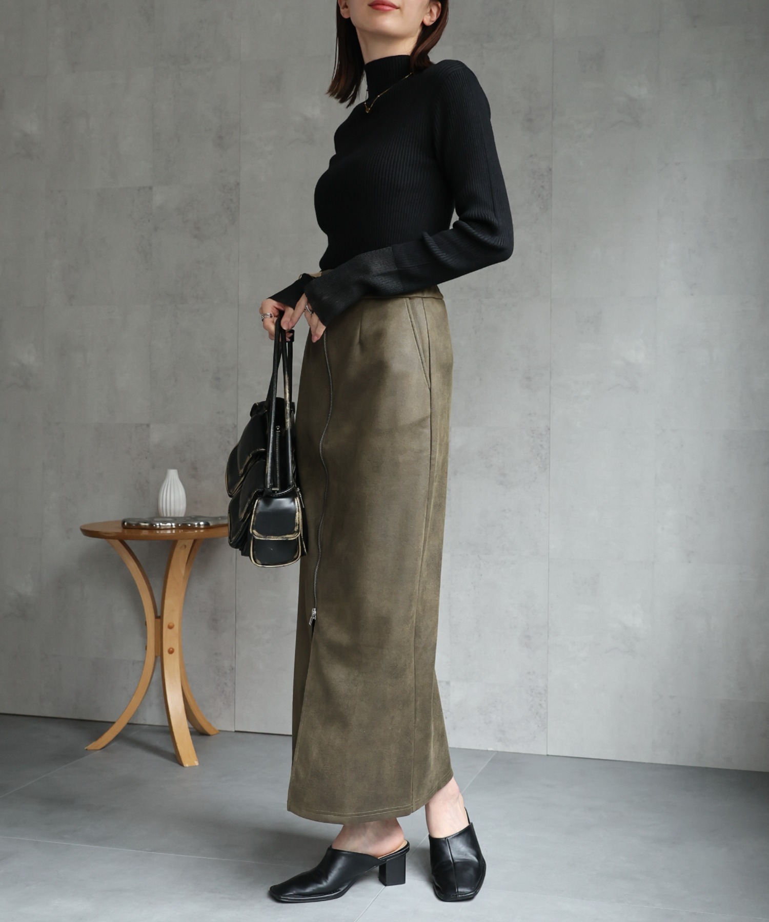 model：162cm 着用サイズ：M