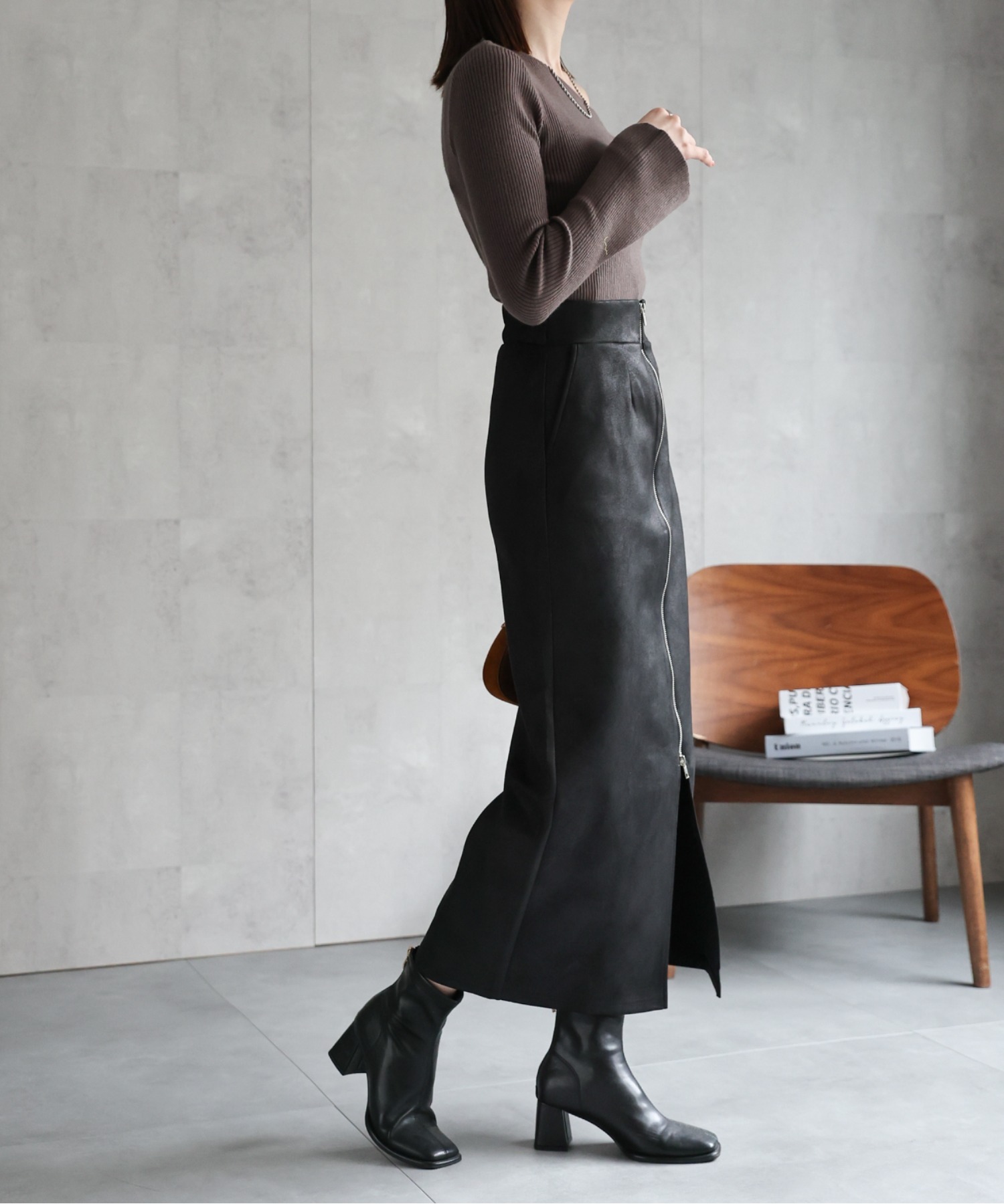 model：162cm 着用サイズ：M