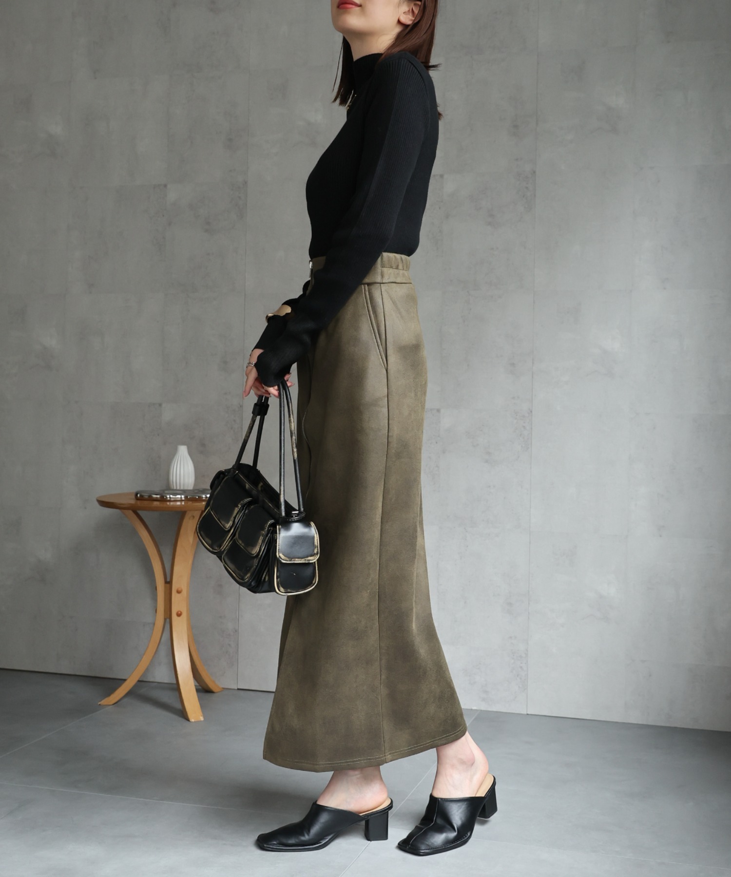 model：162cm 着用サイズ：M