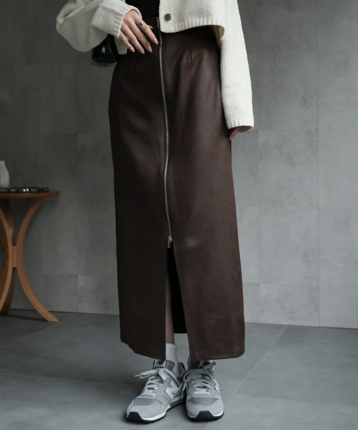 model：162cm 着用サイズ：M