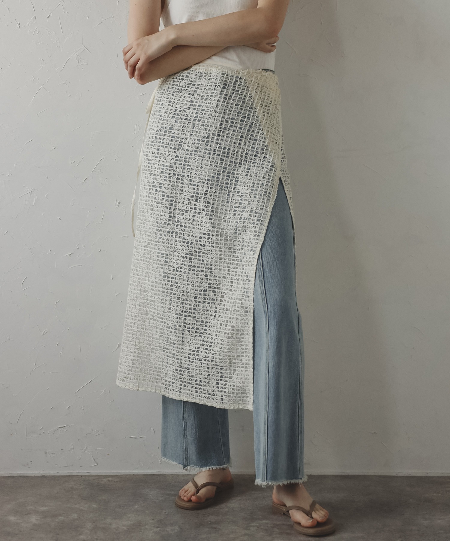 model：H164 着用サイズ：FREE