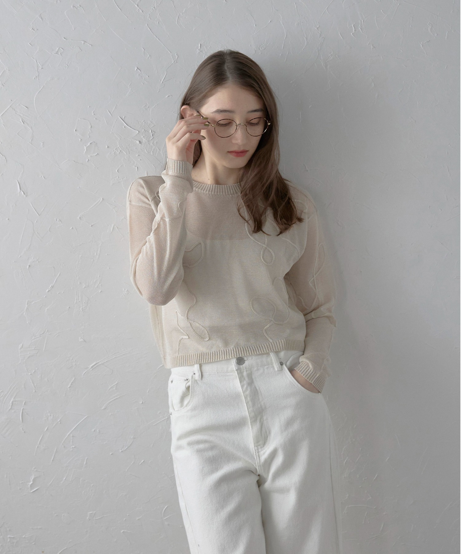 model：H164 着用サイズ：FREE