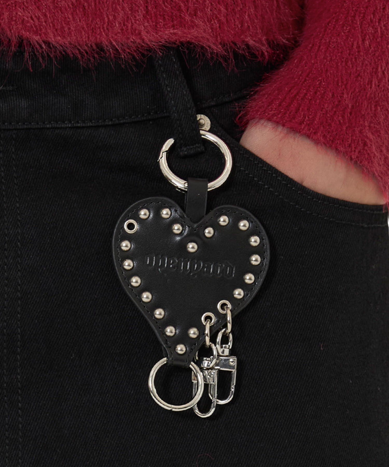 OY/オーワイ』STUD HEART KEYRING/スタッドハートキーリング OY