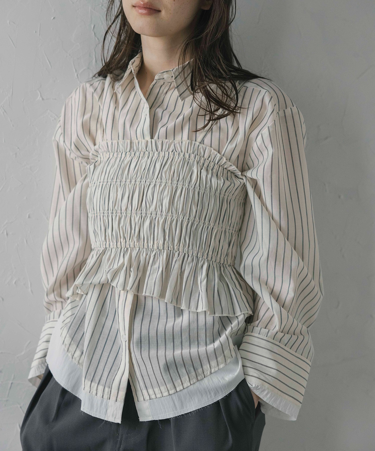 model：H164 着用サイズ：FREE