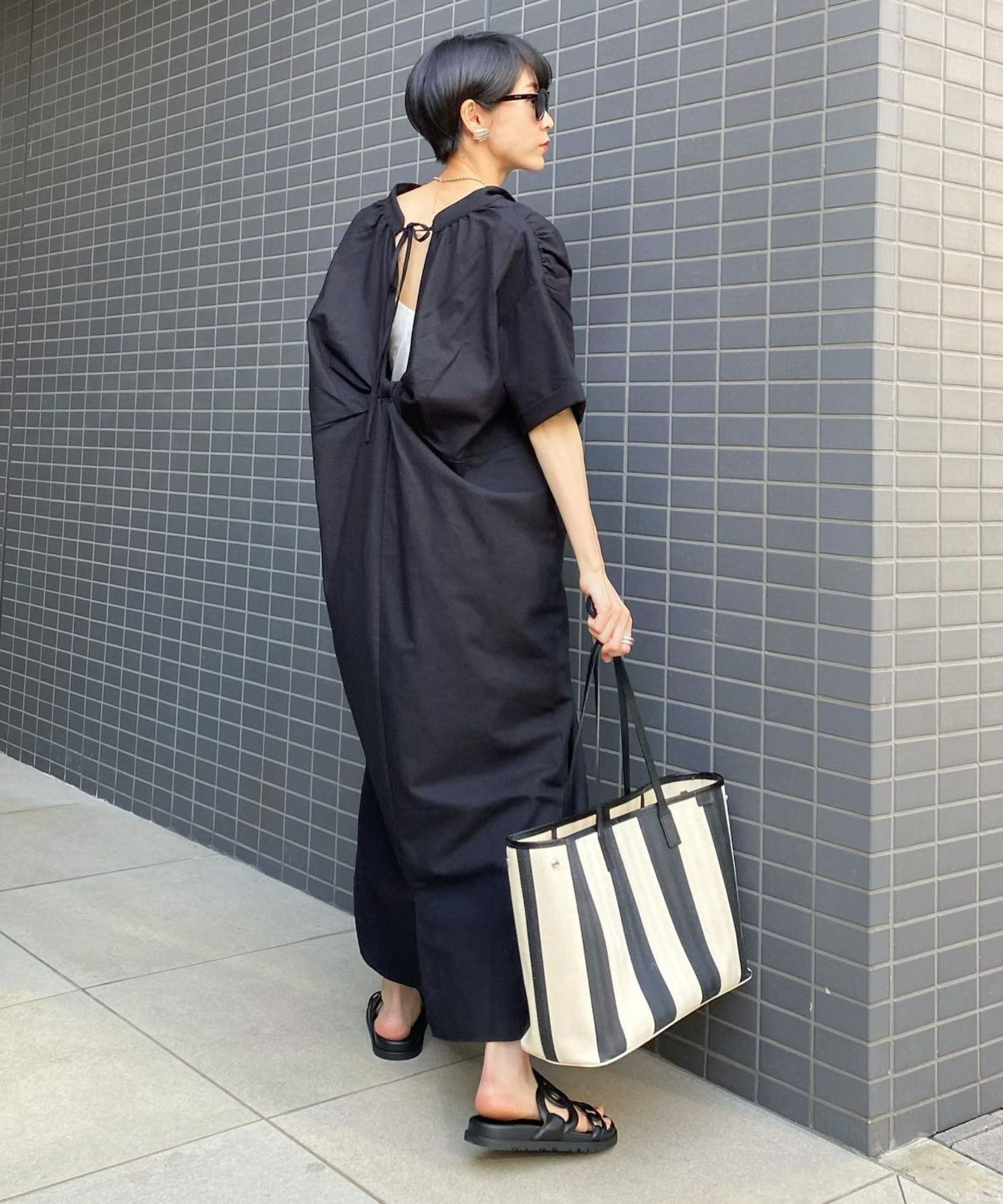 model：H157 着用サイズ：FREE