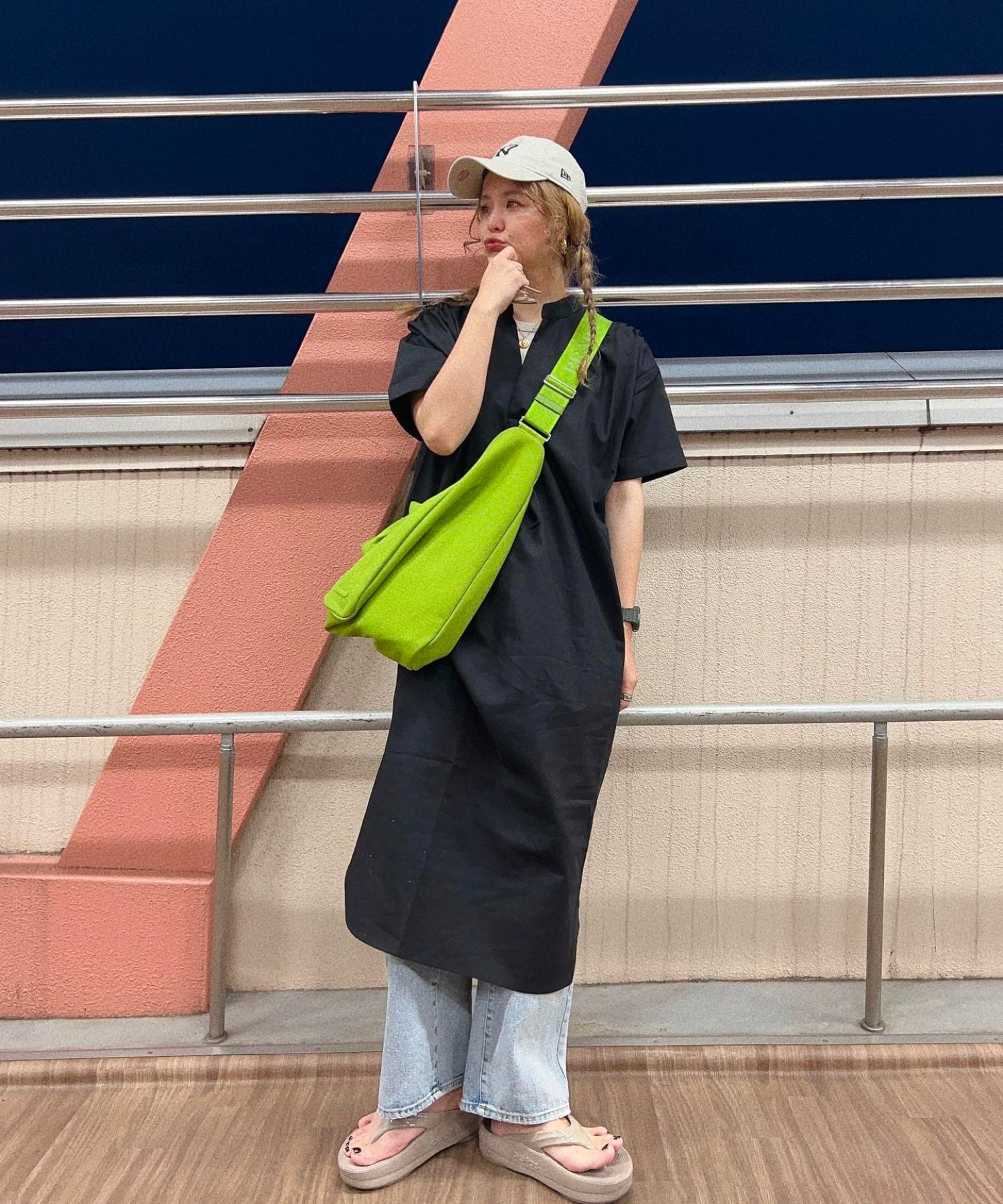 model：H167 着用サイズ：FREE