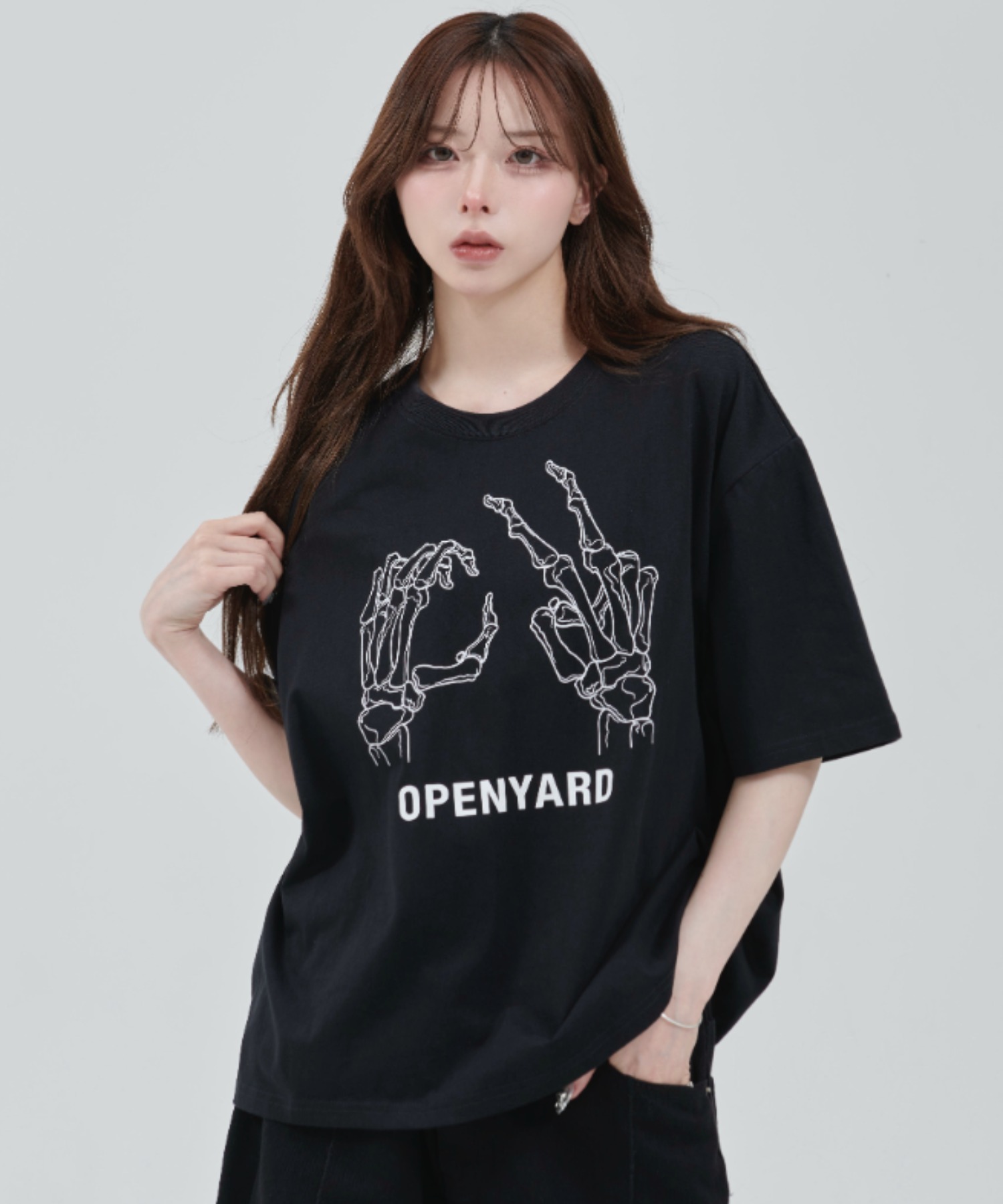 OY/オーワイ』 BONE HAND CROPPED TEE/ボーンハンドクロップド半袖