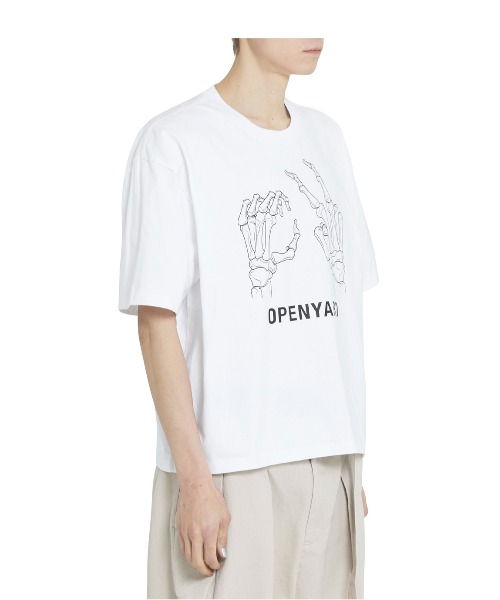 OY/オーワイ』 BONE HAND CROPPED TEE/ボーンハンドクロップド半袖