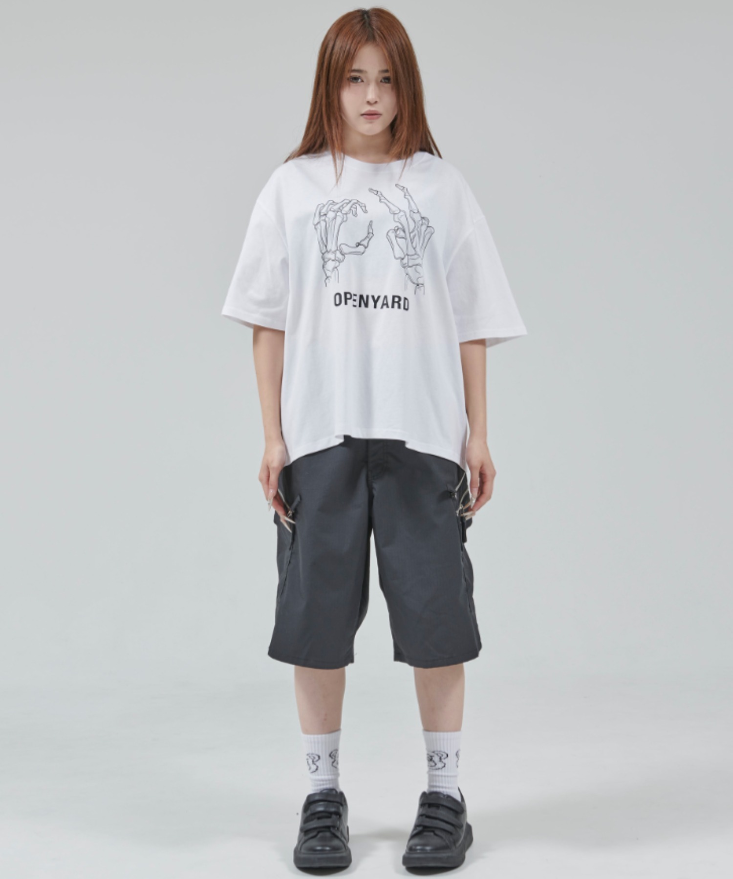 OY/オーワイ』 BONE HAND CROPPED TEE/ボーンハンドクロップド半袖