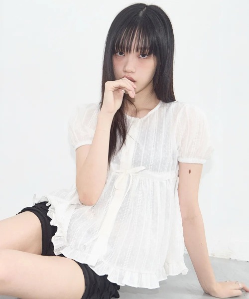 A'GEM/9 × .kom 『 FANCY CLUB/ファンシークラブ』 SHIRRING