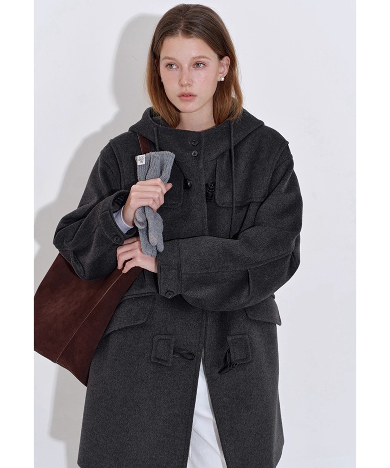 Fano Studios ワイドカラーミドルダッフルコート Fano Studios（ファノ ストゥディオズ）の「ワイドカラー ミドル