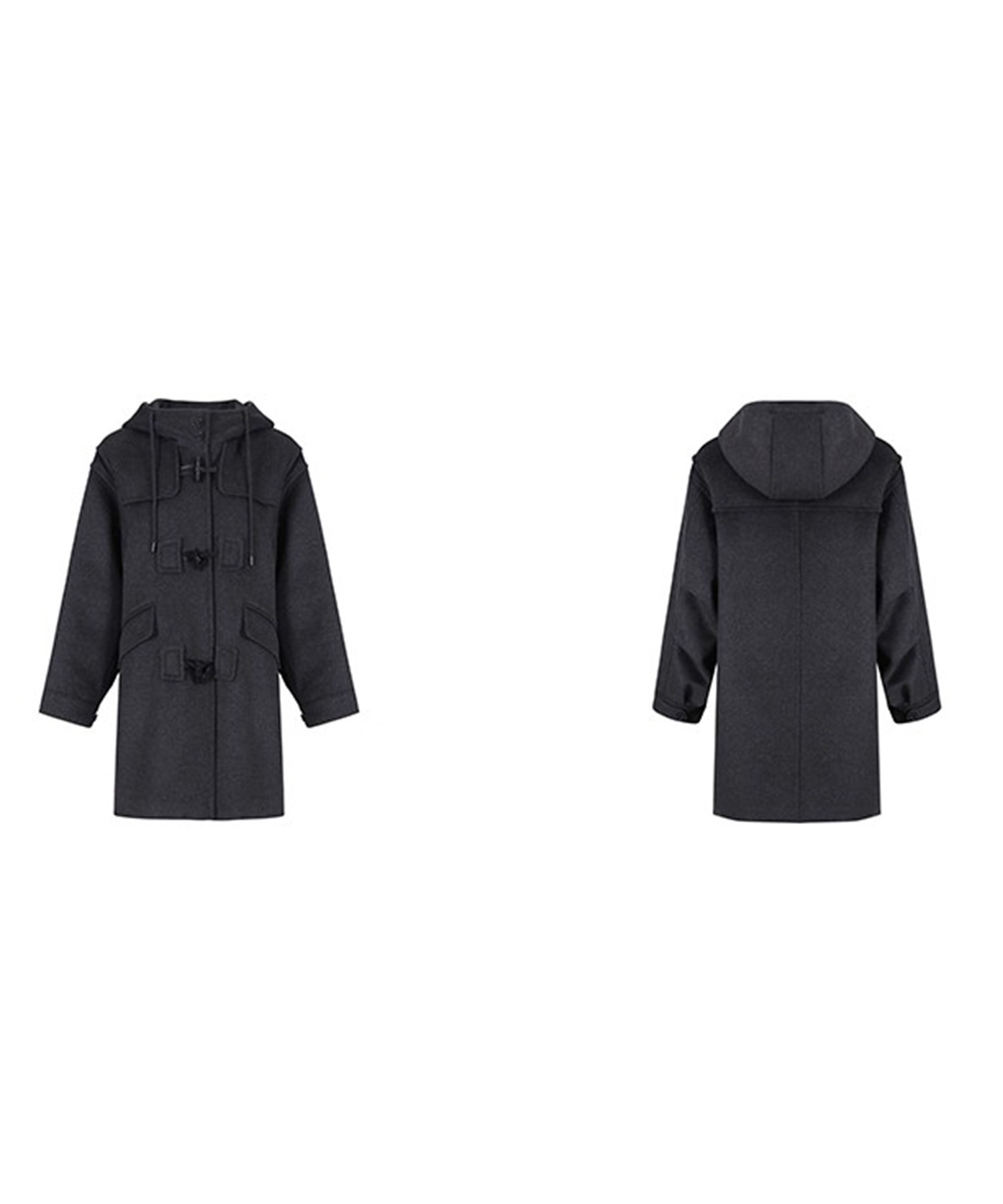 Fano Studios ワイドカラーミドルダッフルコート Fano Studios（ファノ ストゥディオズ）の「ワイドカラー ミドル