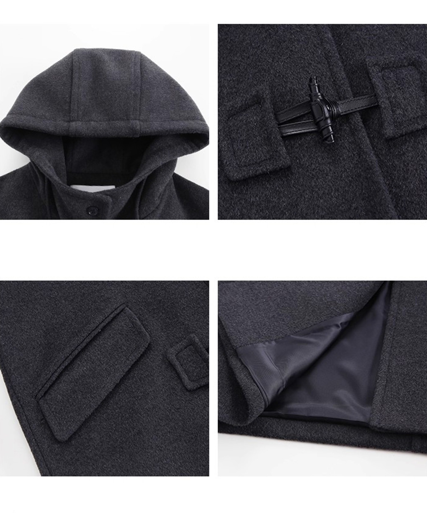 Fano Studios ワイドカラーミドルダッフルコート Fano Studios（ファノ ストゥディオズ）の「ワイドカラー ミドル