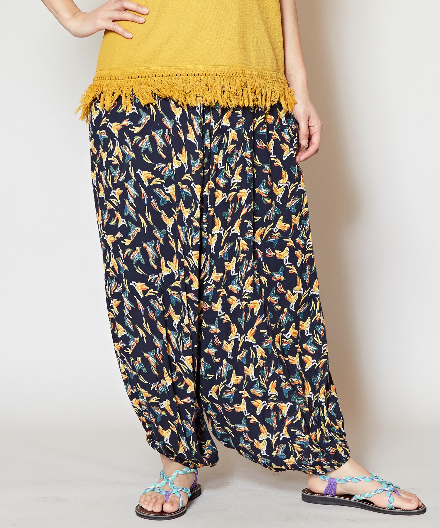 No 61 チャイハネ サルエルパンツ メンズレディース 21新商品