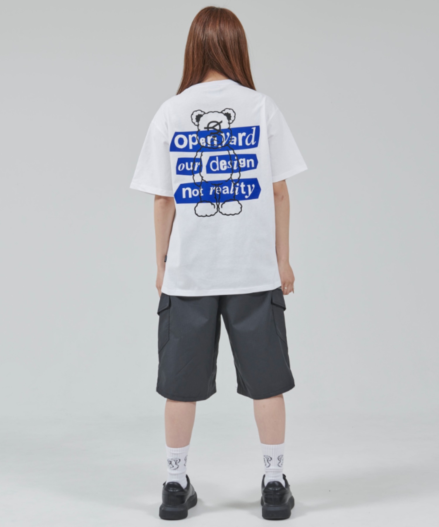 ★OY★ODOLLY TAPE TEE - WHITE★正規品/韓国直送料込/人気 OY/オーワイ』 ODOLLY TAPE TEE/オードリーテープティーシャツ