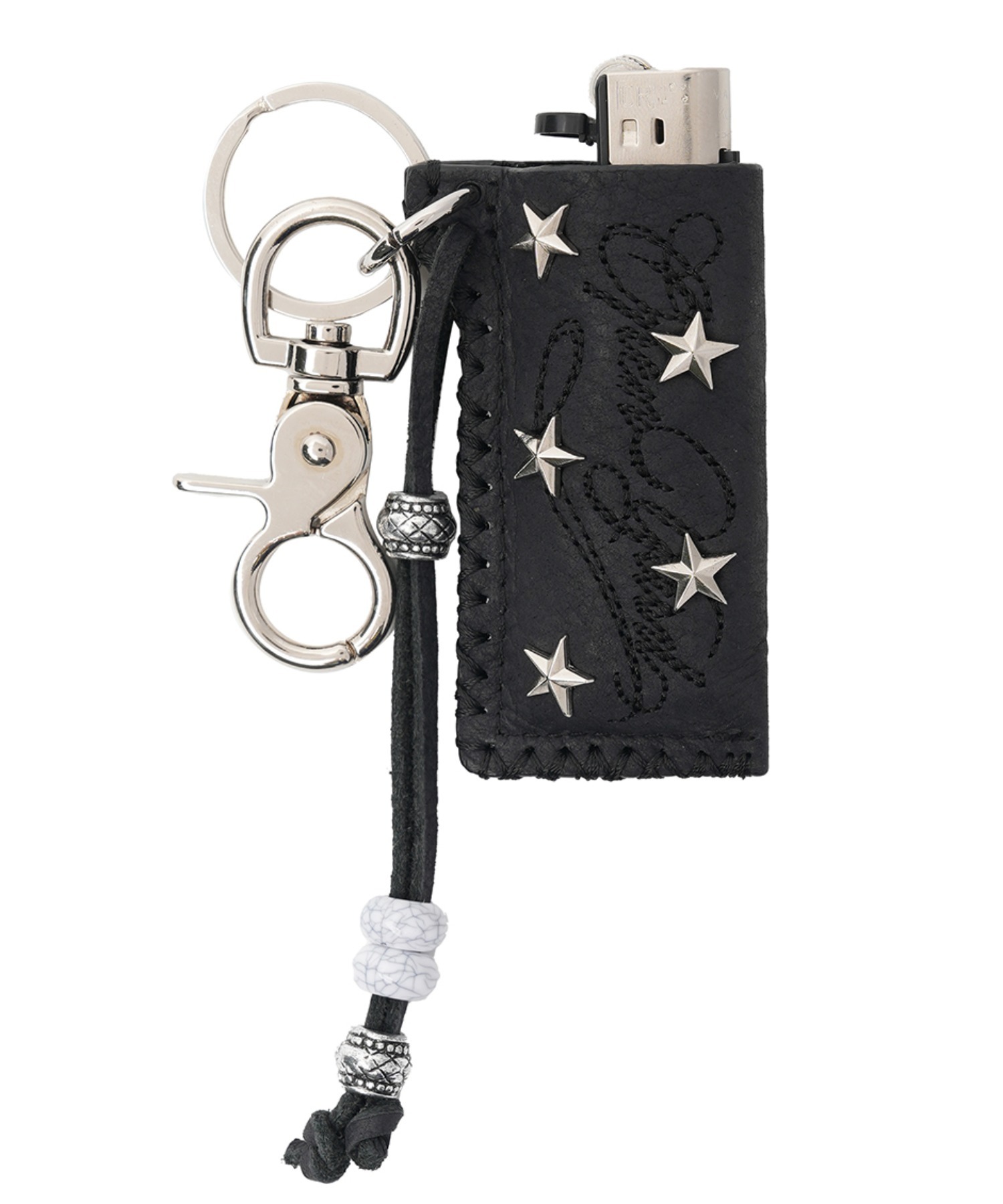 OY/オーワイ』STAR STUD LIGHTER CASE KEYRING/スタースタッドレザー