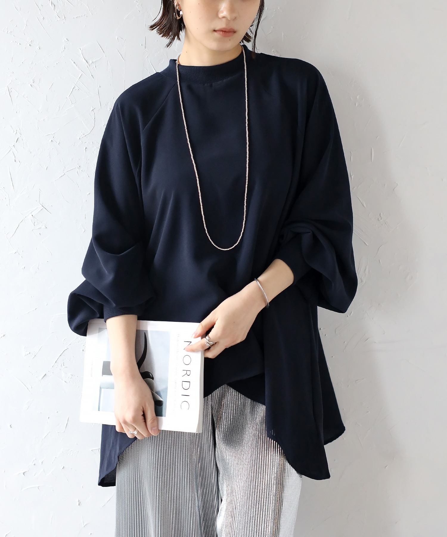 model：H163 着用サイズ：FREE