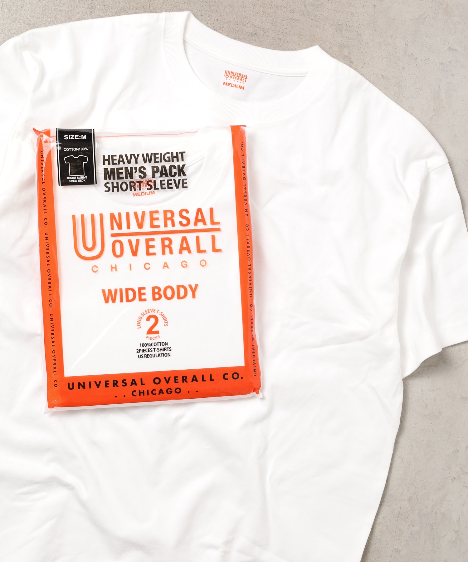 UNIVERSAL OVERALL WIDE HEAVY TEE S 2P 最終値下げ 最大94％オフ
