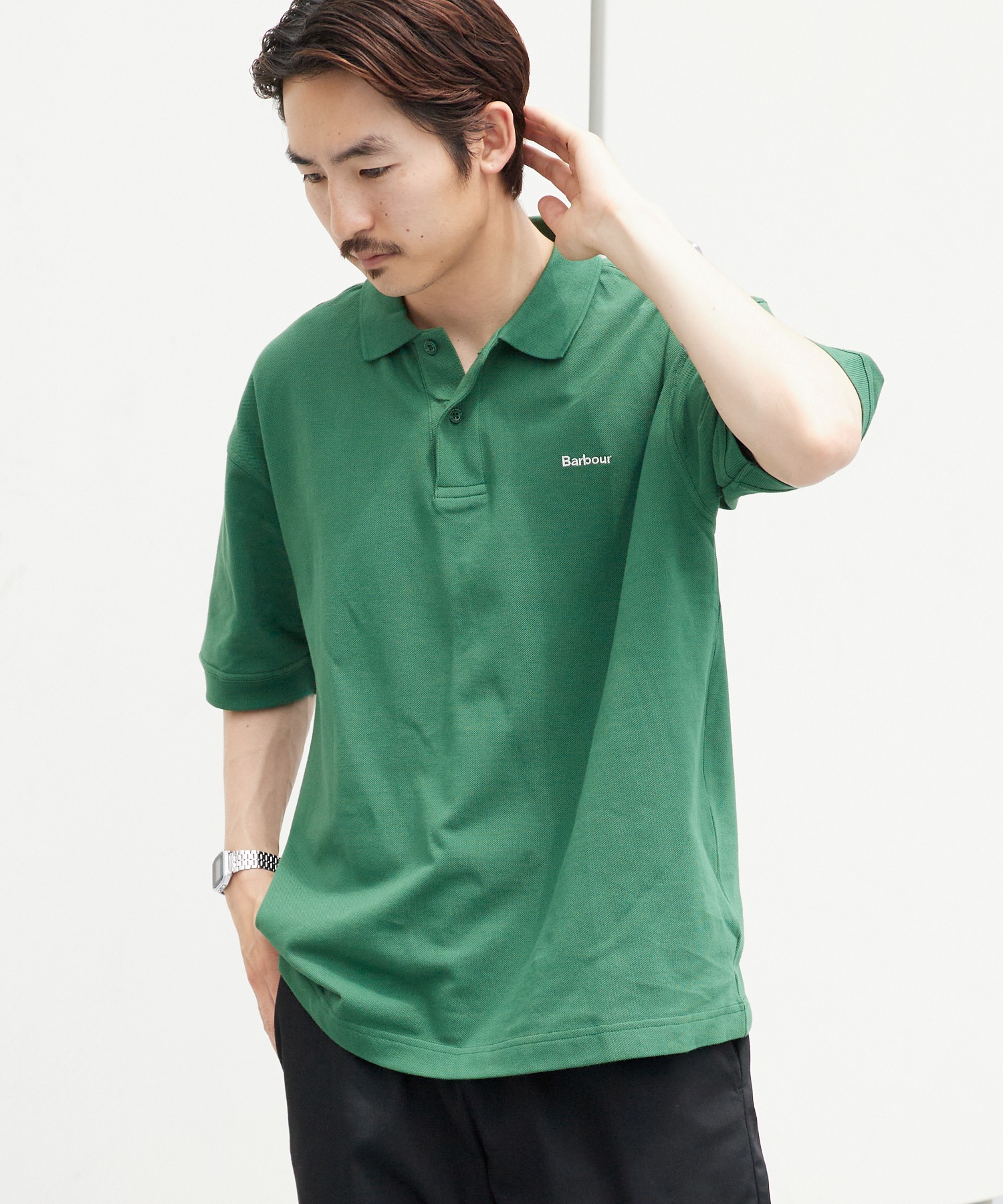 Barbour Hexham OS Fit Polo Shirt — поло Barbour Hexham (летняя коллекция 2026)