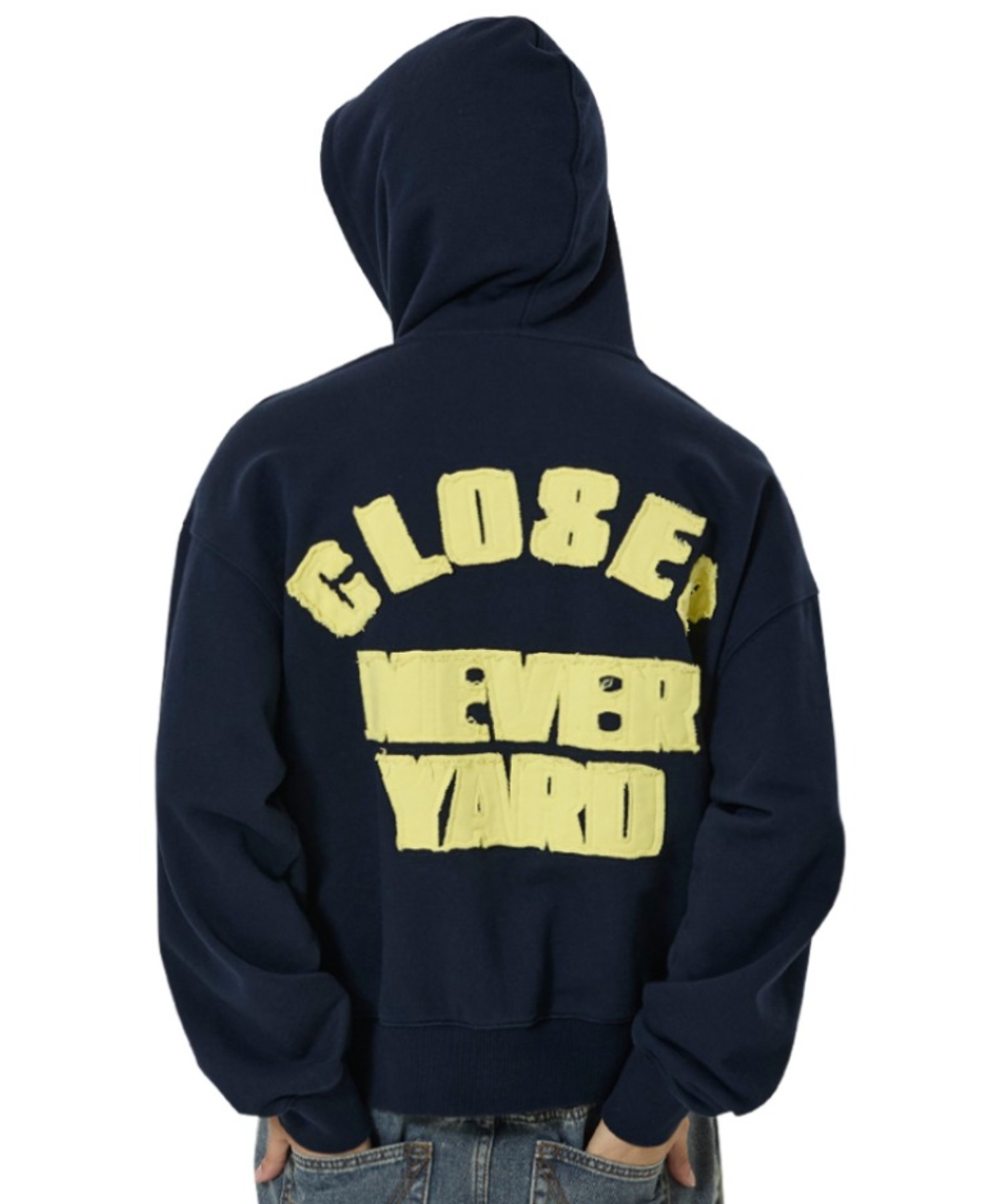 OY/オーワイ』CUTOUT PATCH HOODIE/カットアウトパッチプルオーバー