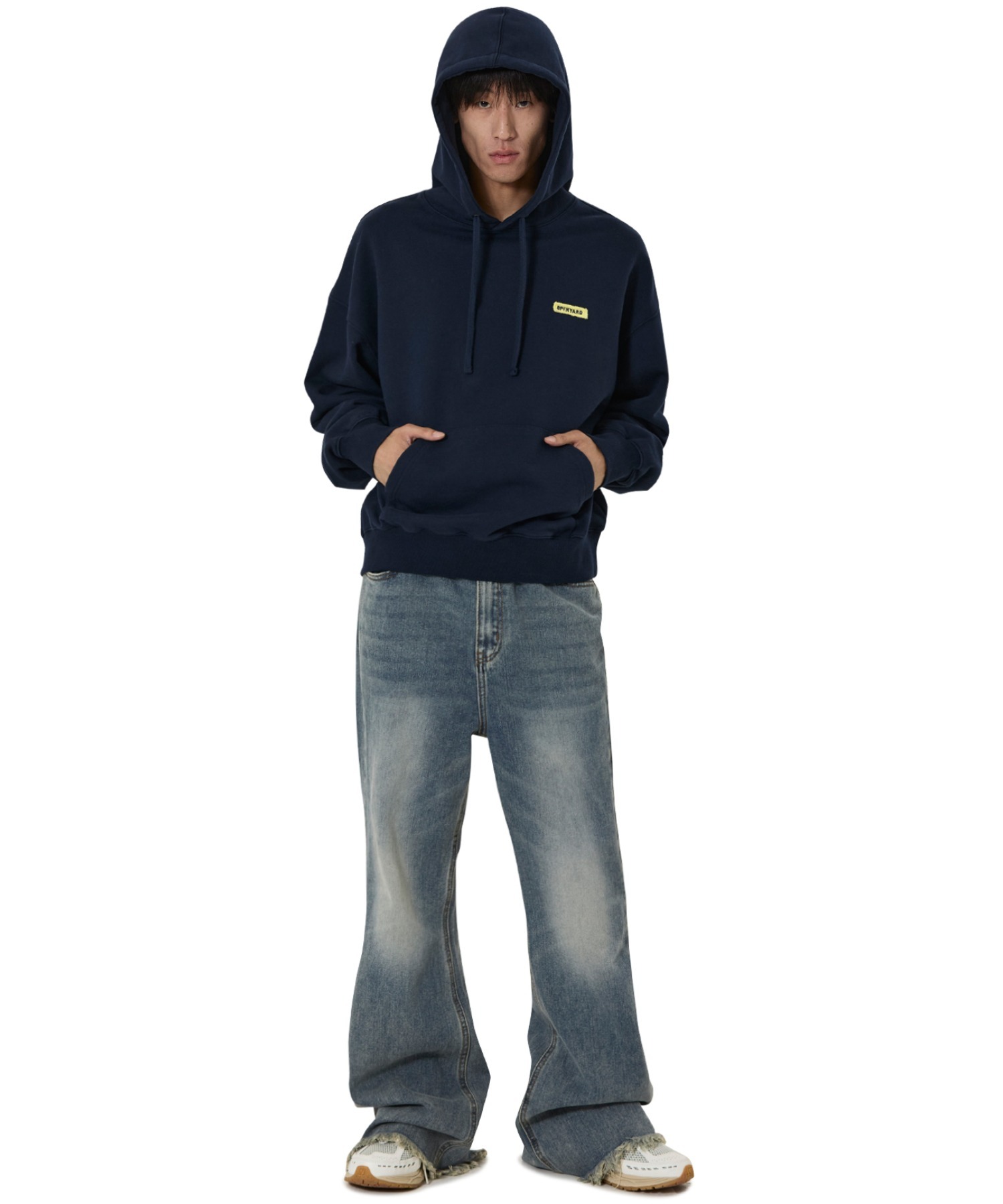 OY/オーワイ』CUTOUT PATCH HOODIE/カットアウトパッチプルオーバー