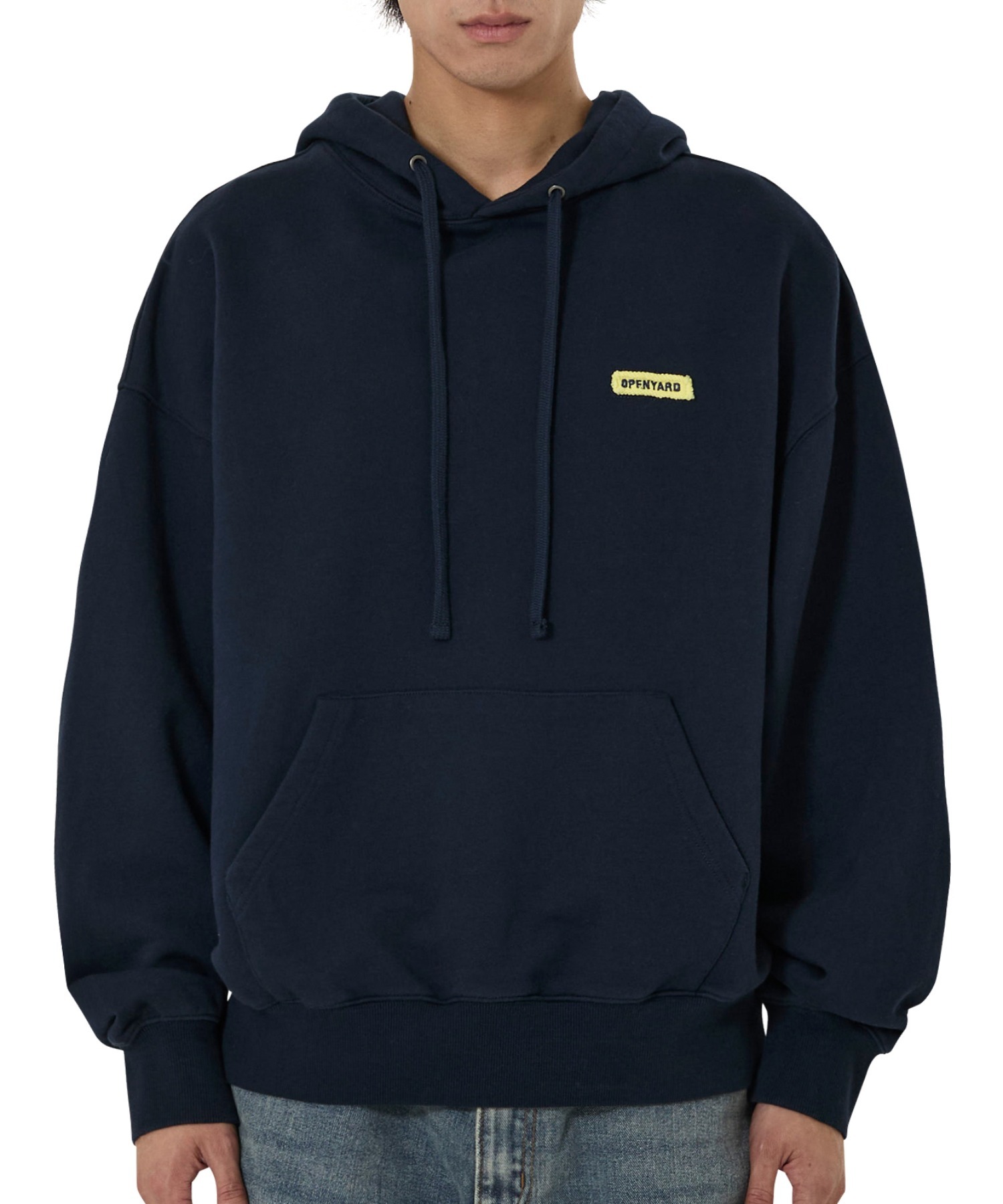 OY/オーワイ』CUTOUT PATCH HOODIE/カットアウトパッチプルオーバー