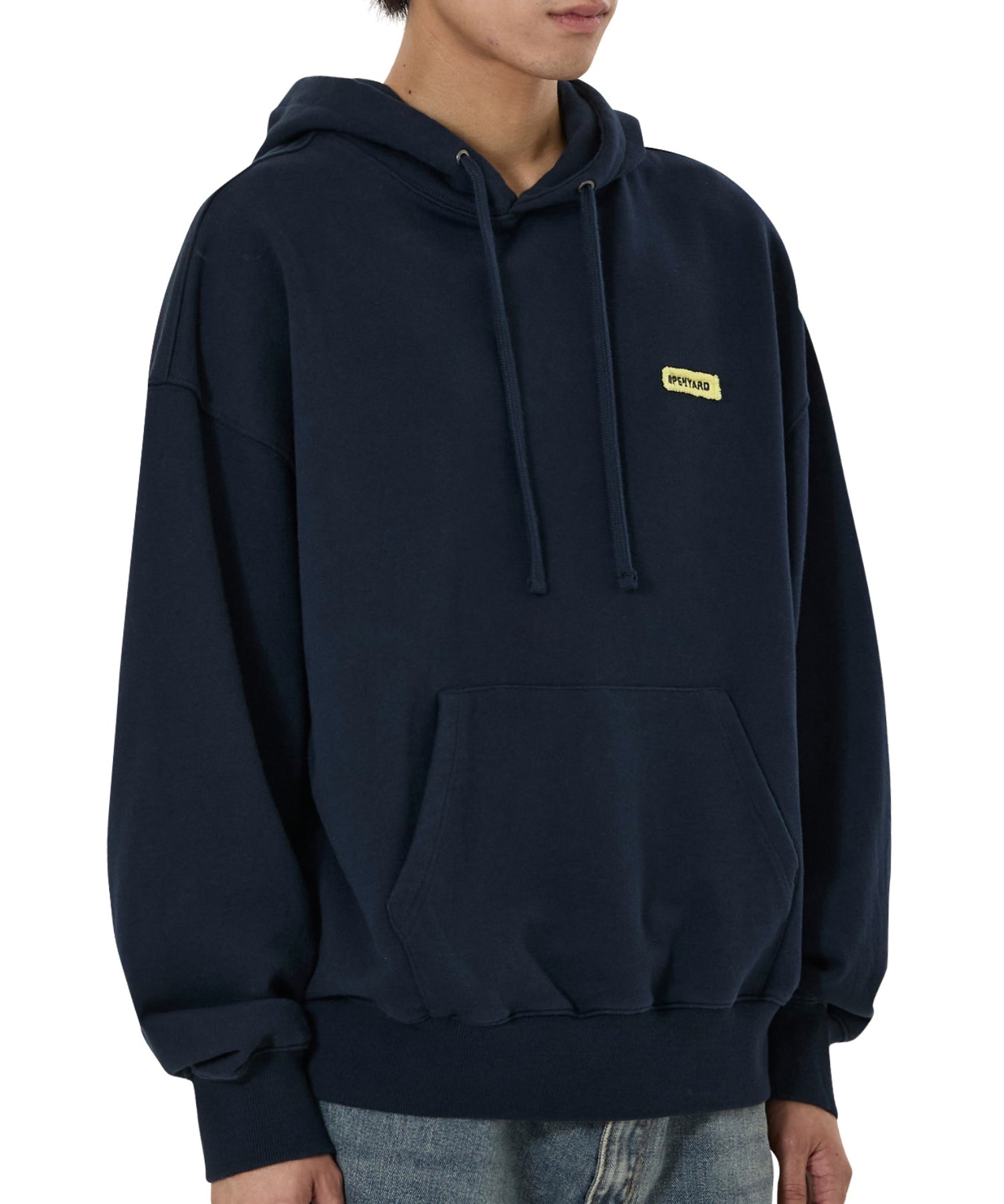 OY/オーワイ』CUTOUT PATCH HOODIE/カットアウトパッチプルオーバー