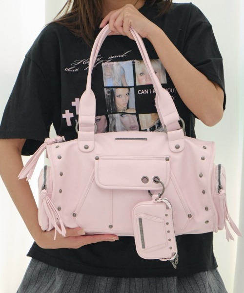 A'GEM/9 × .kom 『FANCY CLUB/ファンシークラブ』 [SET] VEIL STUD BAG