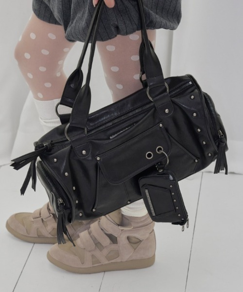 A'GEM/9 × .kom 『FANCY CLUB/ファンシークラブ』 [SET] VEIL STUD BAG