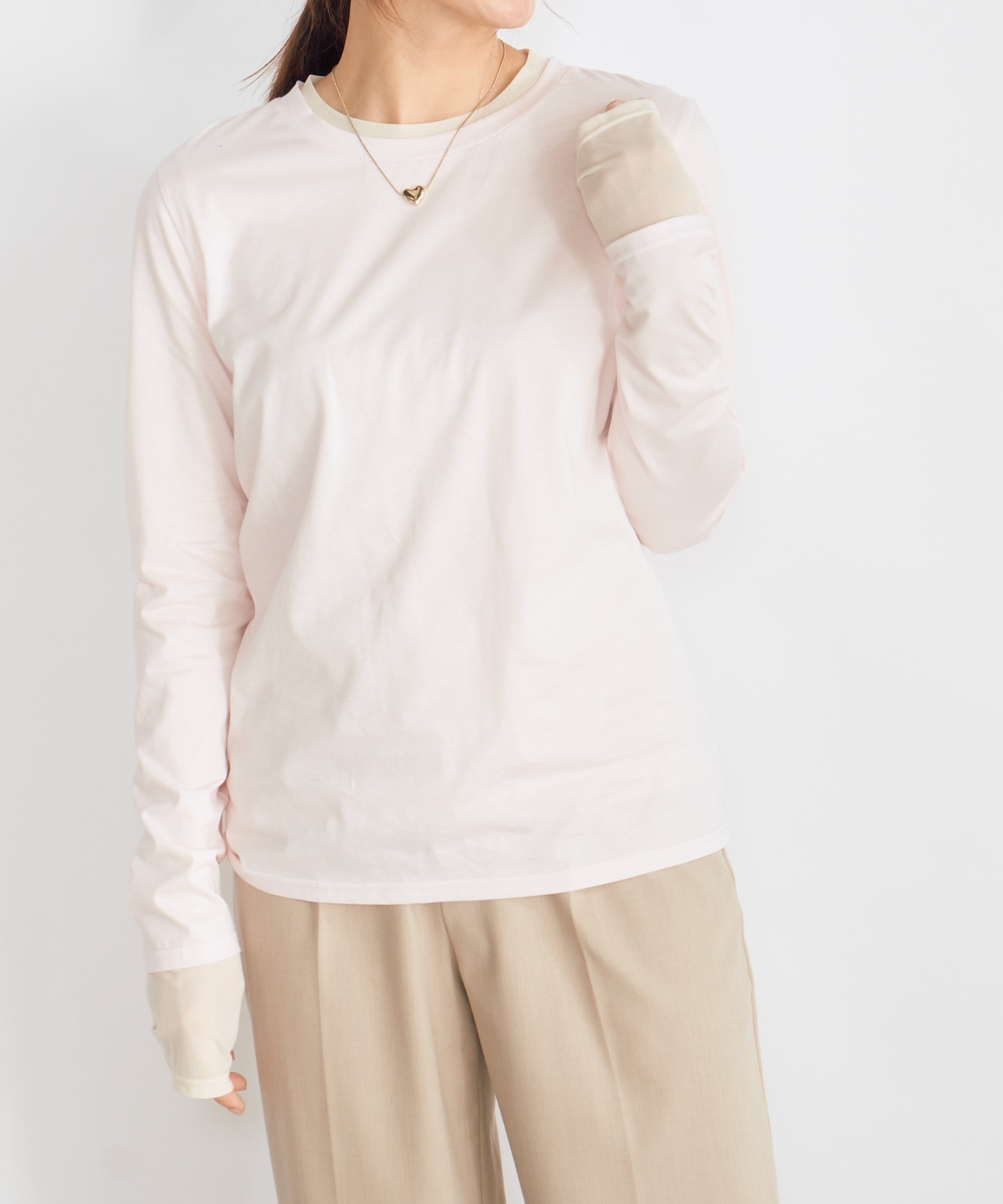シアーレイヤードロングTシャツSET Emma Taylor│STYLEDOOR