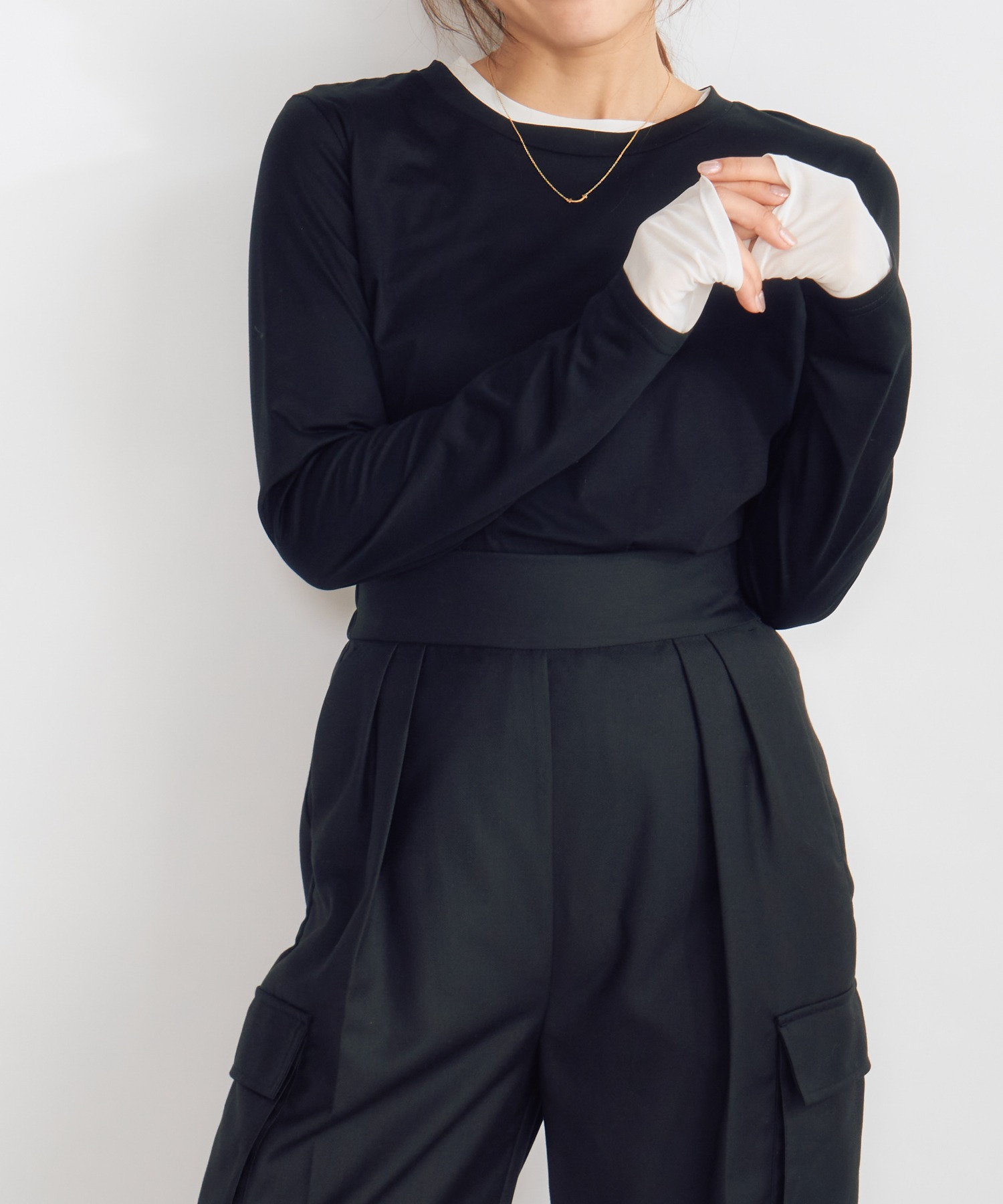 シアーレイヤードロングTシャツSET Emma Taylor│STYLEDOOR
