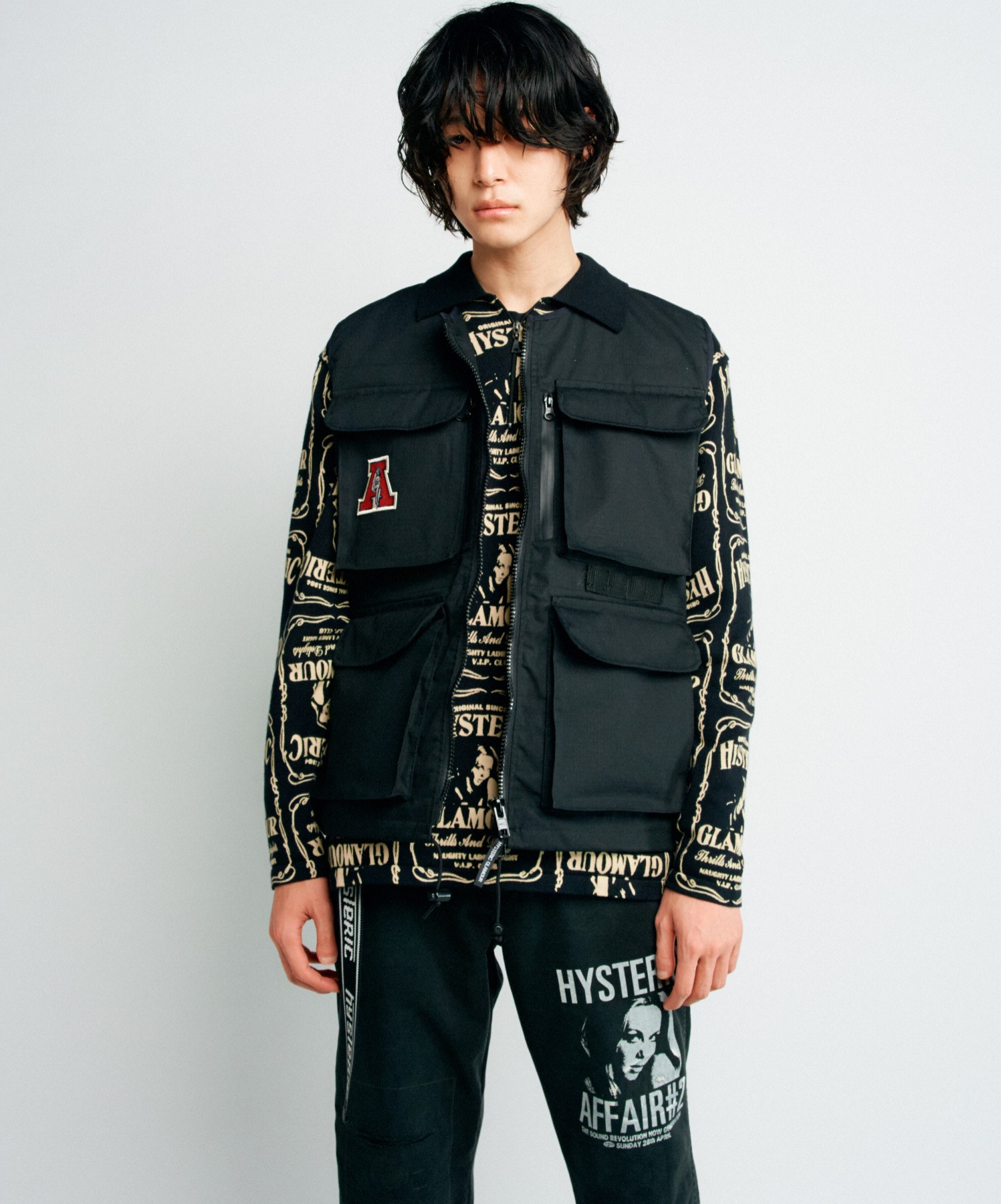 hysteric glamour arkair ヒステリックグラマー ベスト 独特の上品 arkair 購入お買い得 hysteric glamour arkair ベスト ヒステリックグラマー ベスト