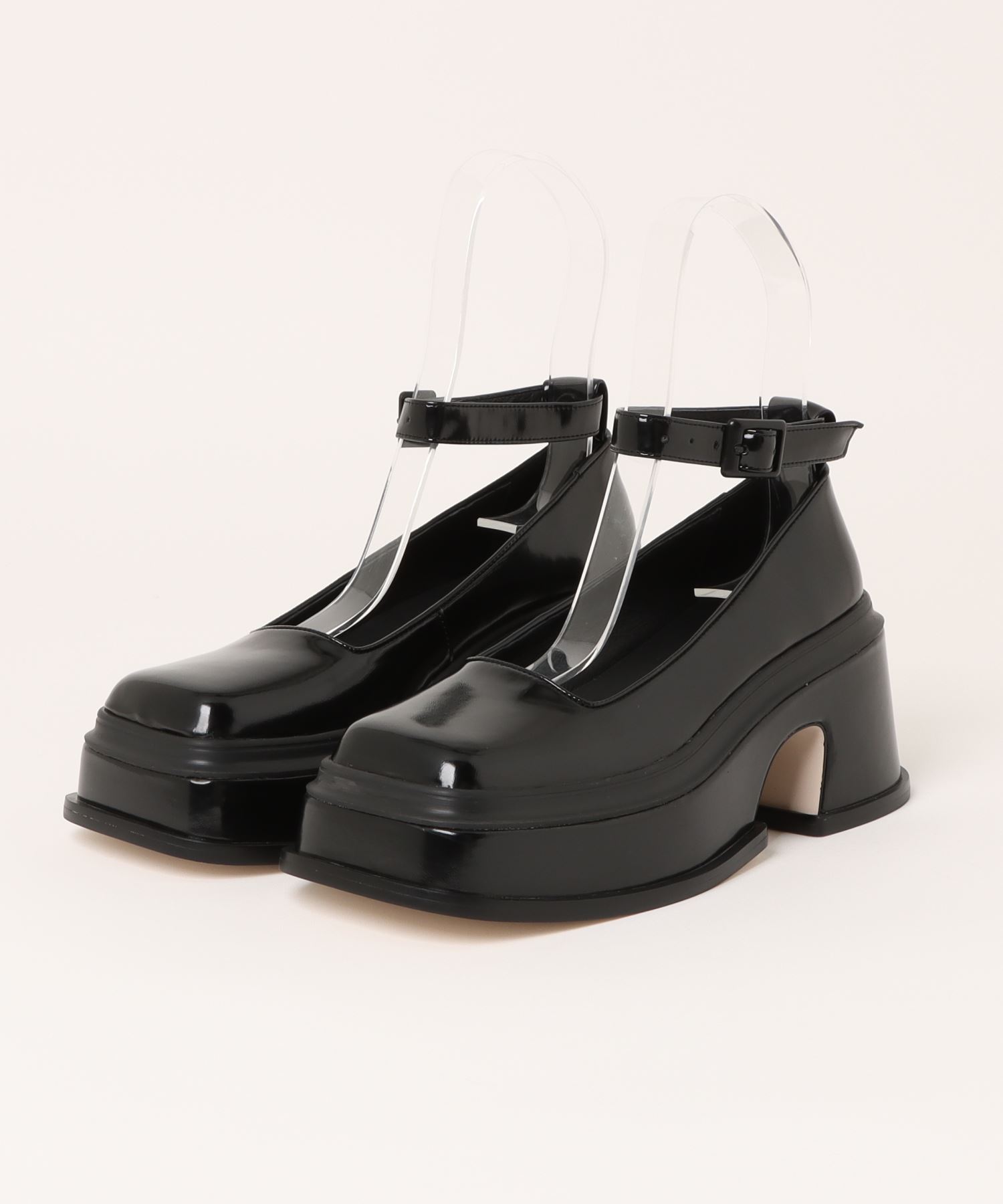 【美品】jeffrey campbell 厚底ワンストラップパンプス 厚底ワンストラップパンプス Jeffrey Campbell│Jeffrey