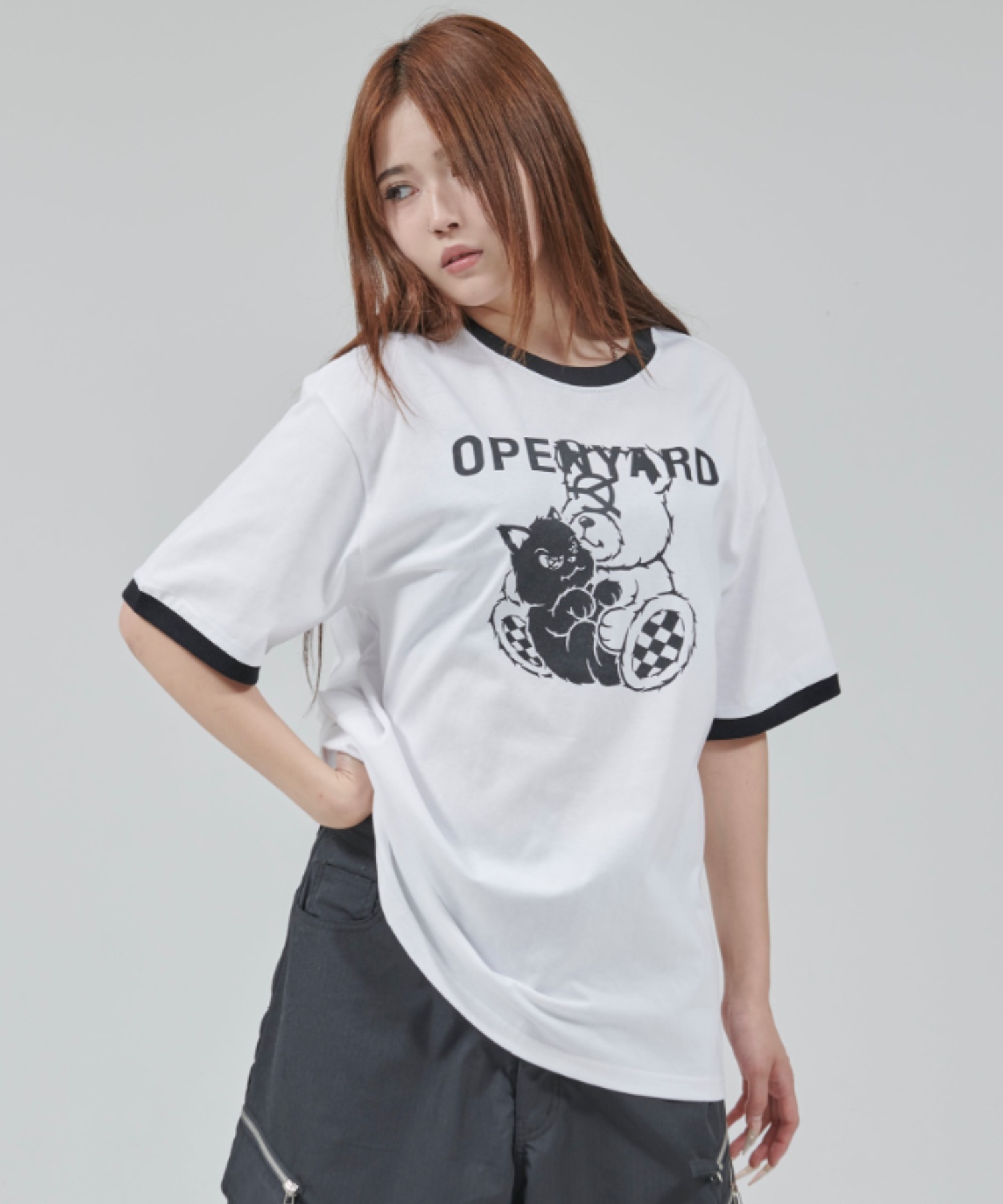 OY/オーワイ』 ODOLLY COTY RINGER TEE/オードリーコティ