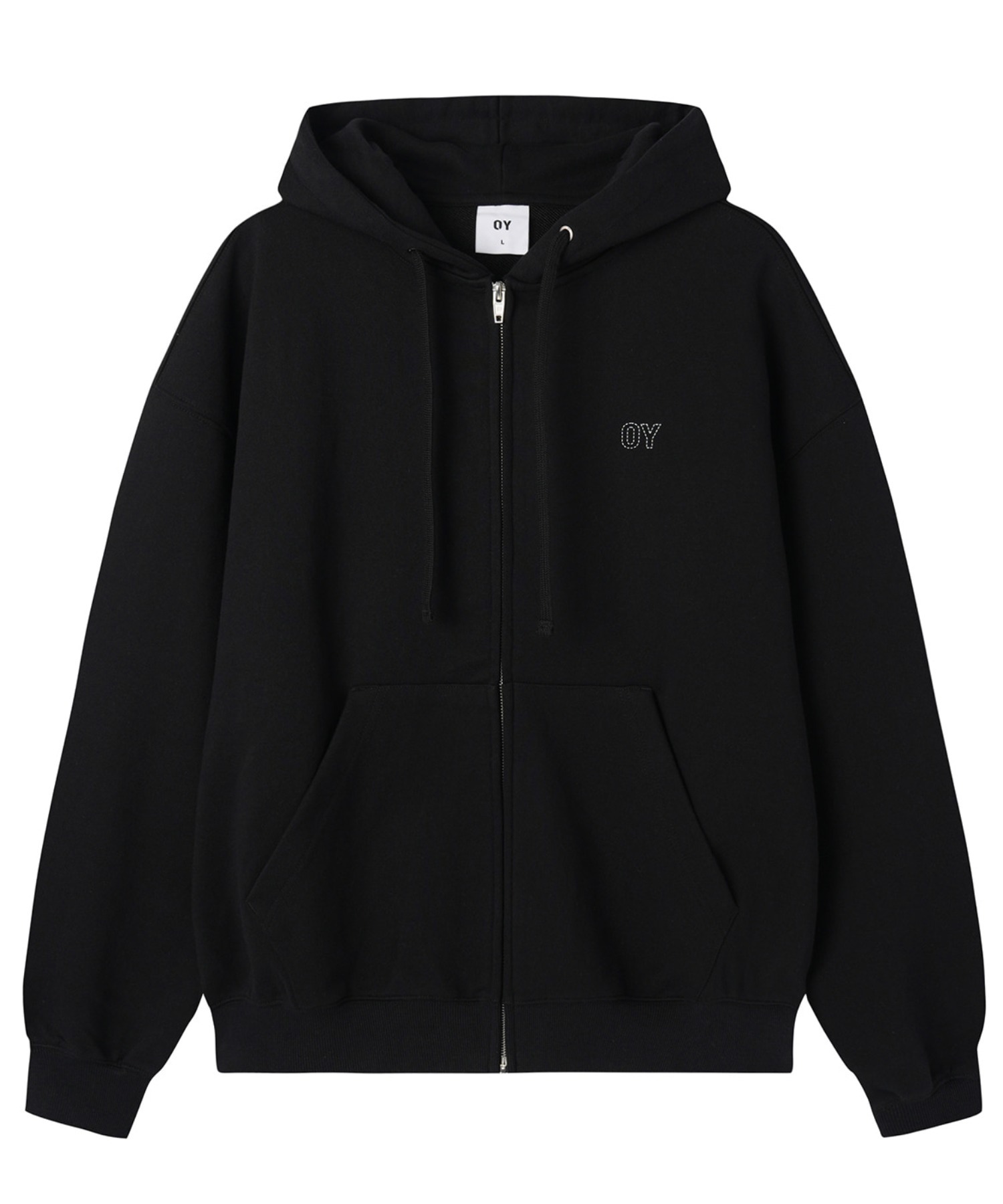 OY/オーワイ』STRIPE PATCH HOODIE ZIP UP/ストライプパッチジップ