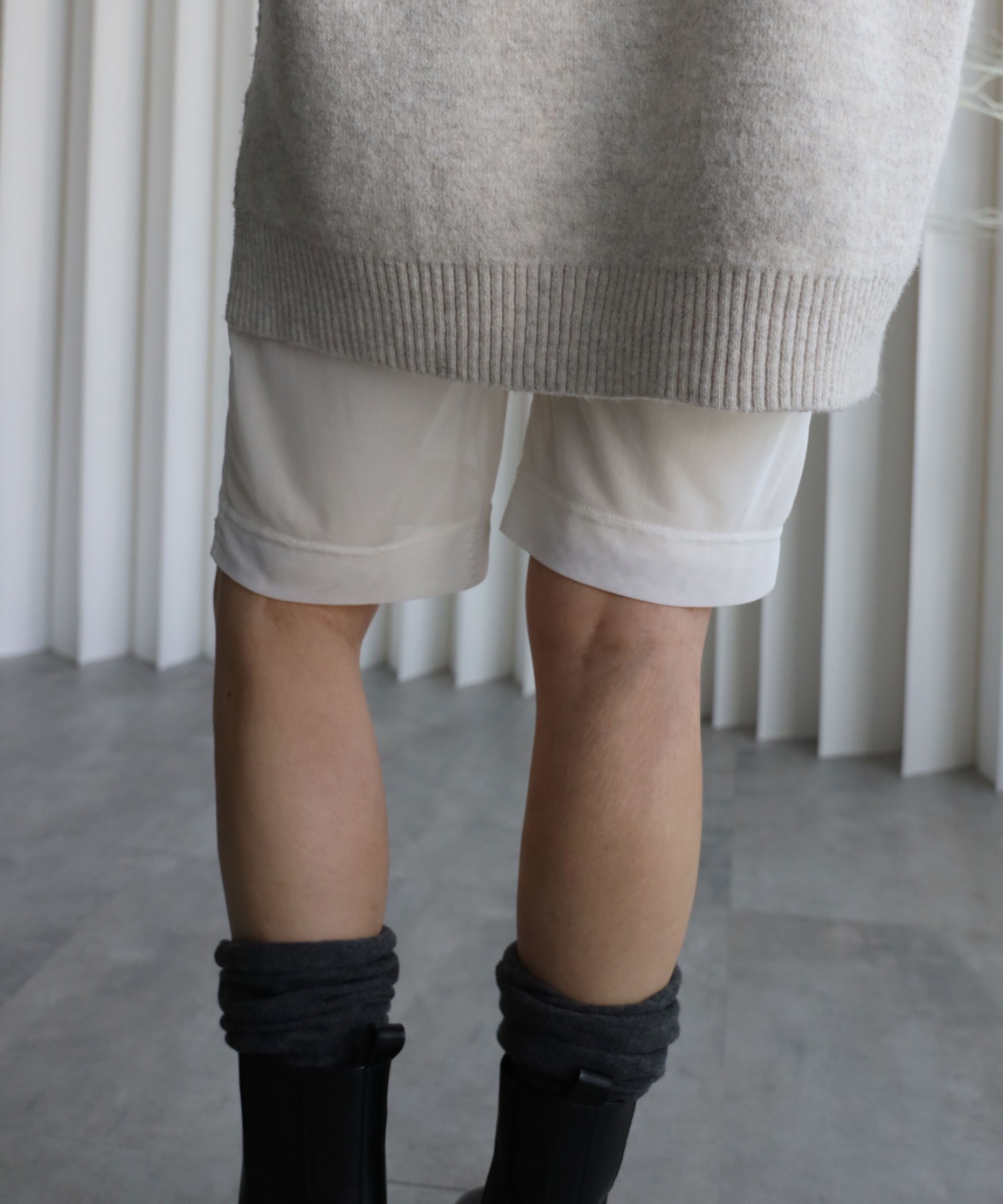 model：155cm. 着用サイズ：FREE
素材：チュール