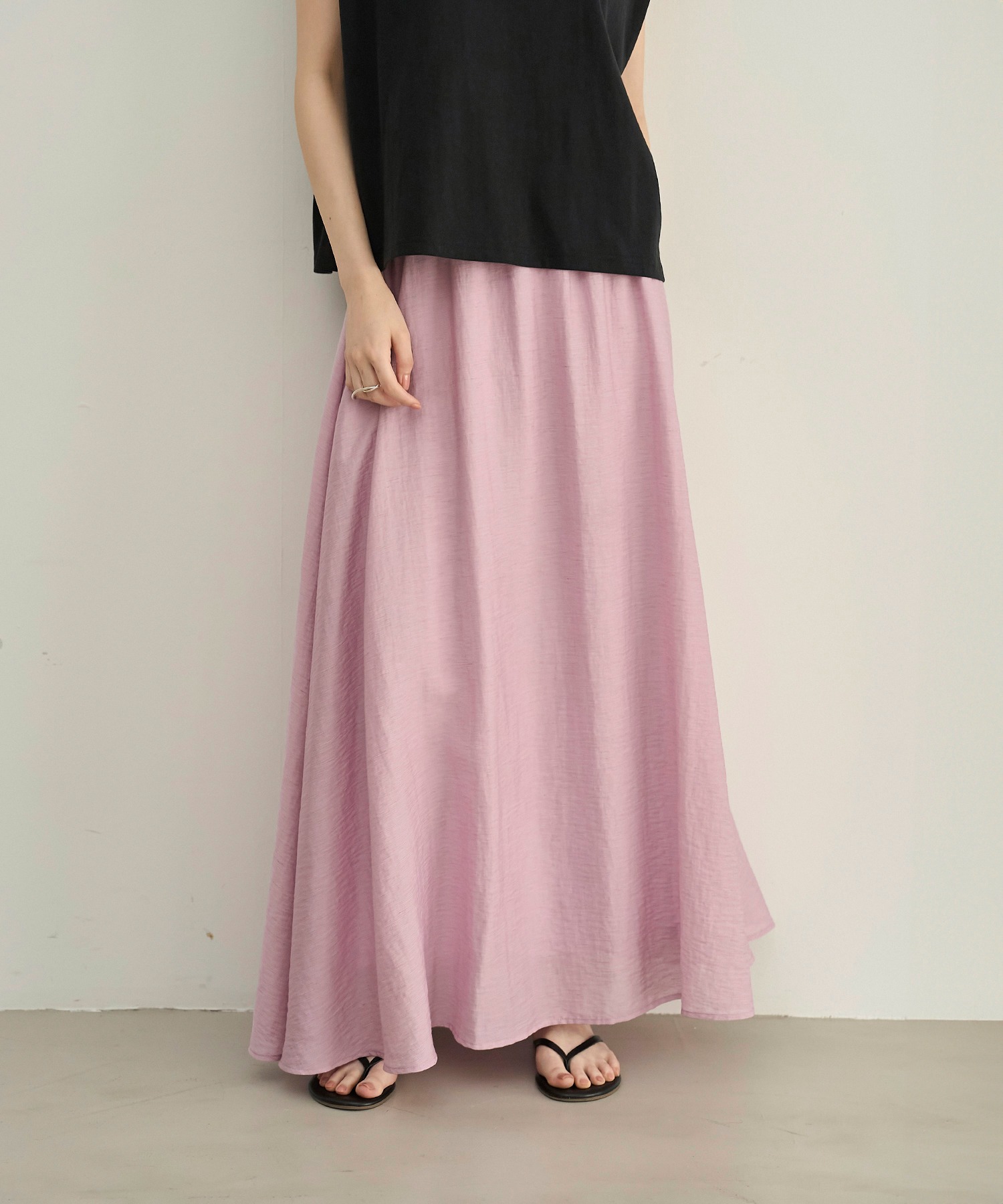 model：H166　着用サイズ：F