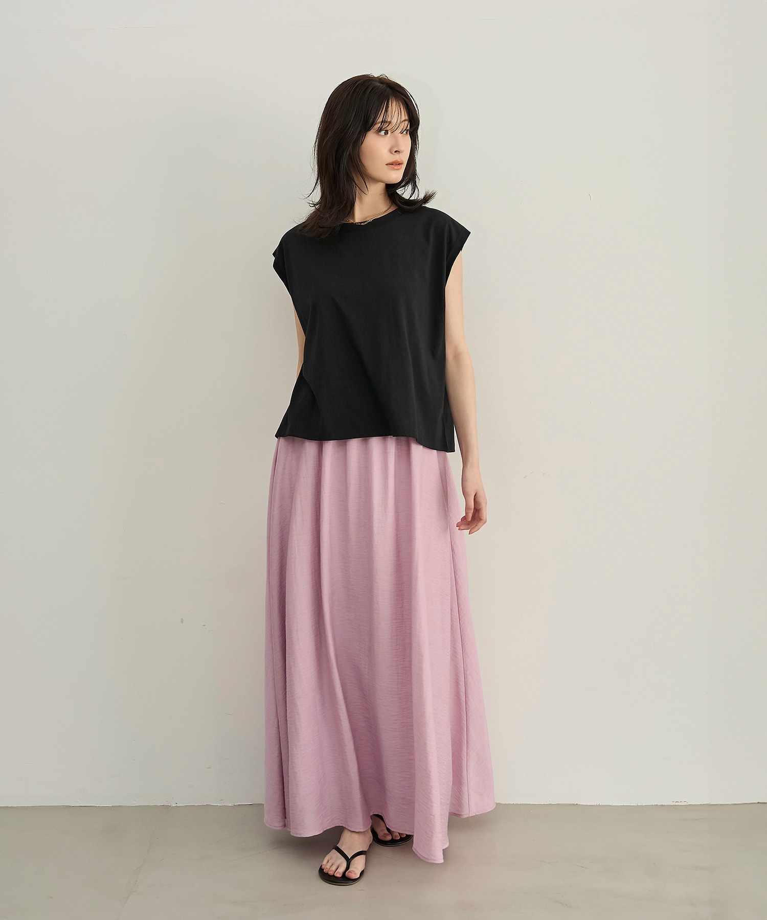 model：H166　着用サイズ：F