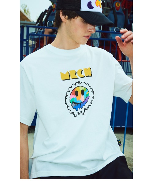■MISTER CHILD■ SUN T-SHIRTS (2色) A'GEM/9 × .kom『MISTER CHILD/ミスターチャイルド』MRCH SMILE