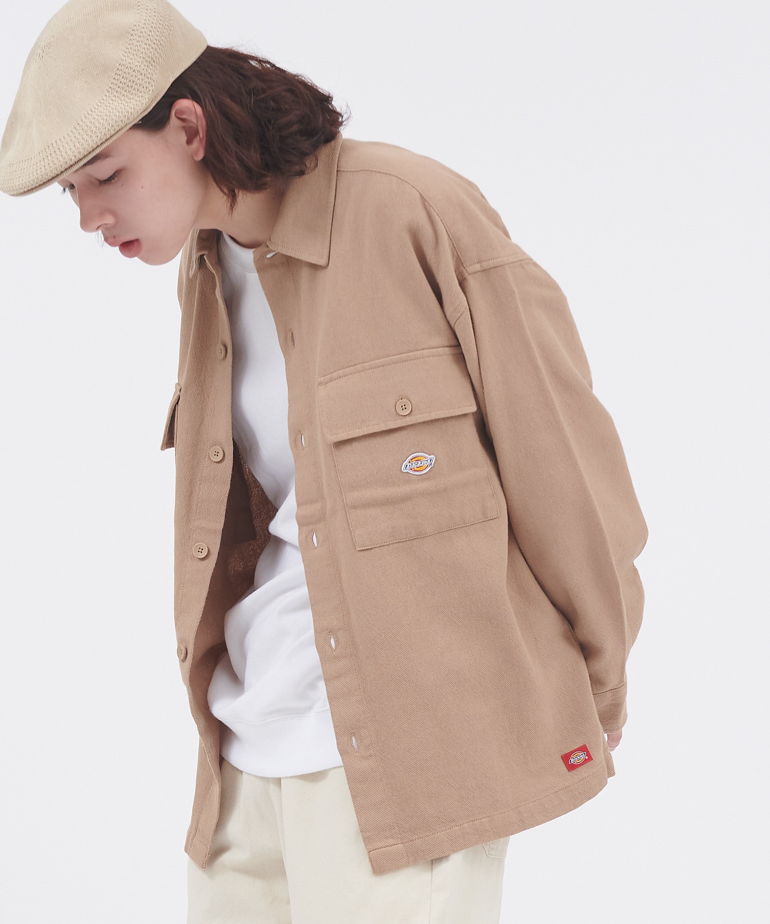 DIESEL｜ツイルワークシャツ