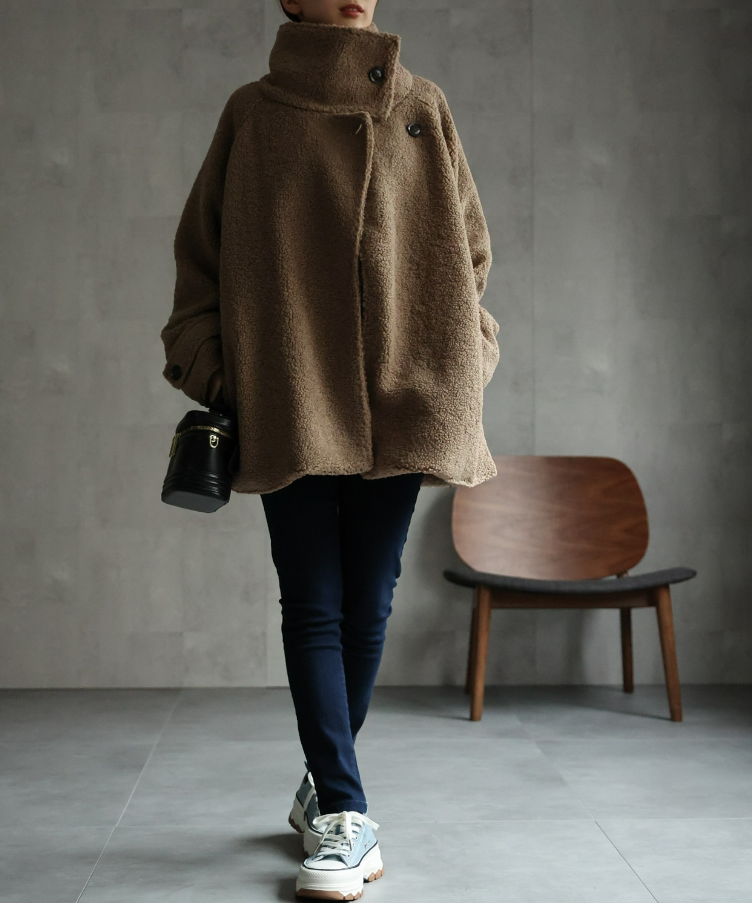 model:162cm着用サイズ：F