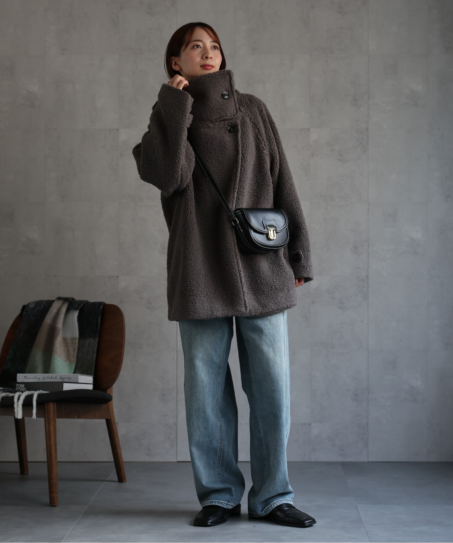 model:162cm着用サイズ：F