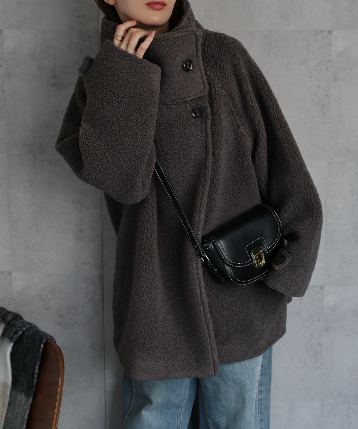 model:162cm着用サイズ：F
