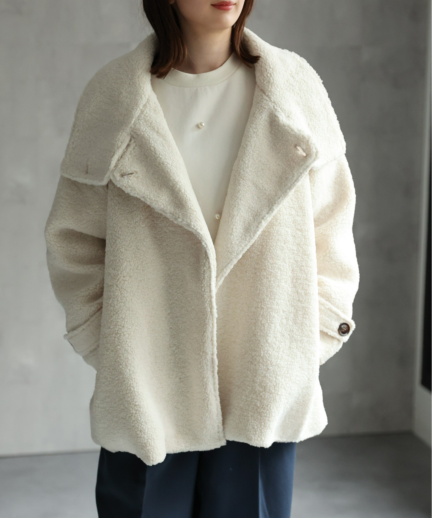 model:162cm着用サイズ：F