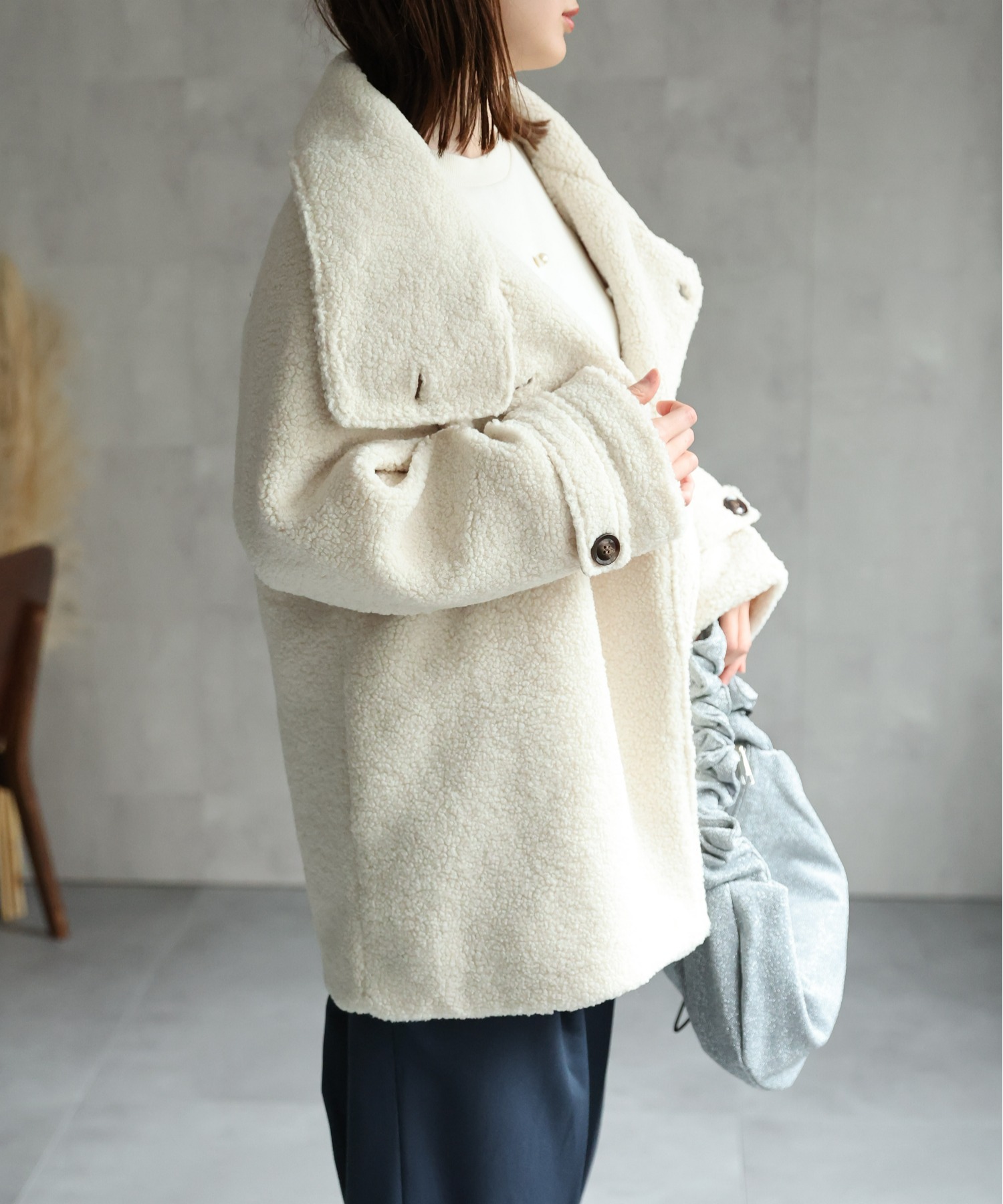 model:162cm着用サイズ：F