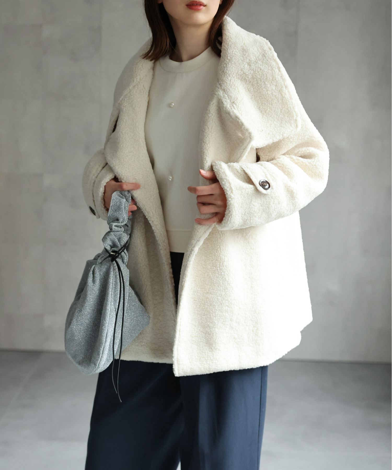 model:162cm着用サイズ：F