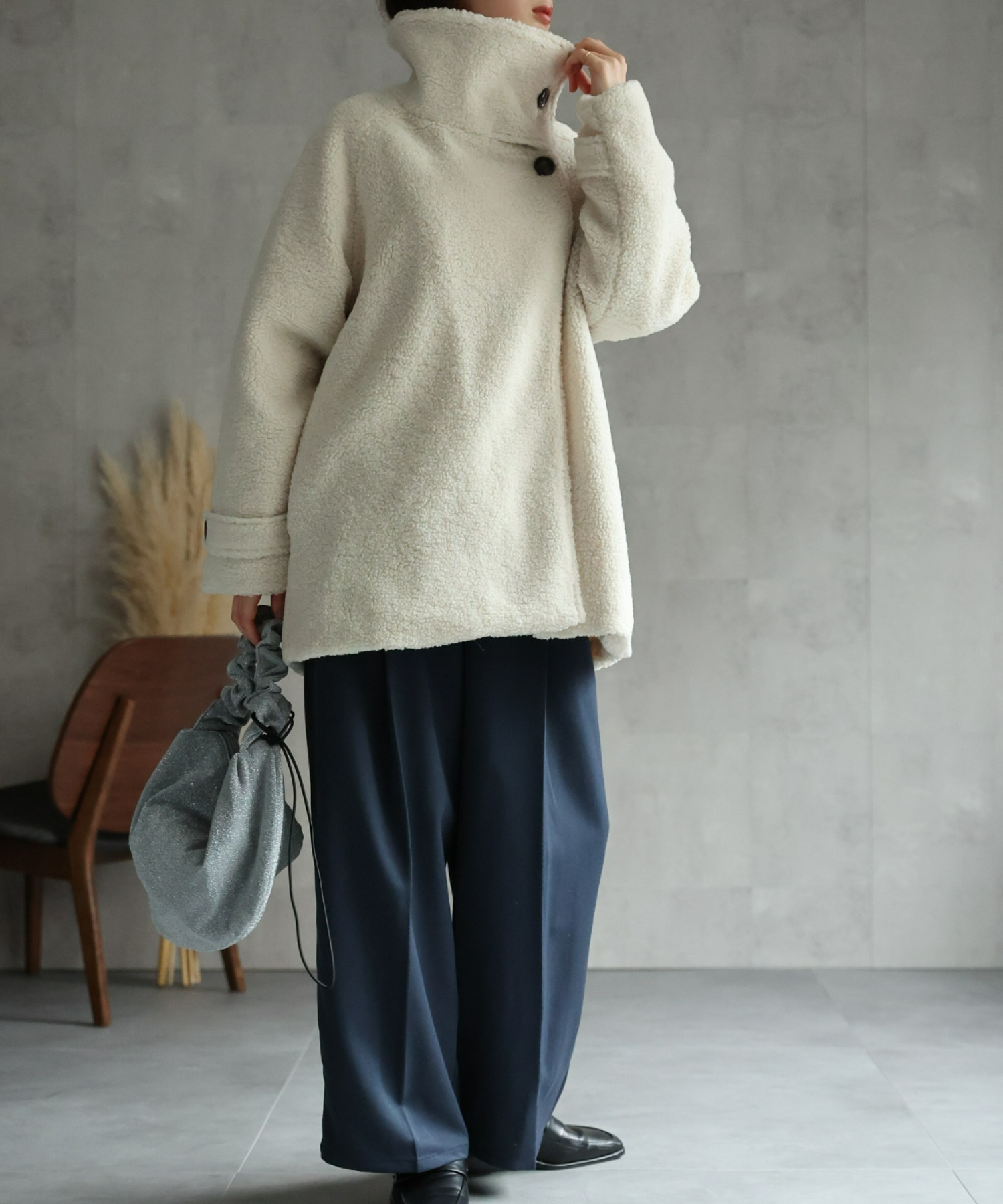 model:162cm着用サイズ：F