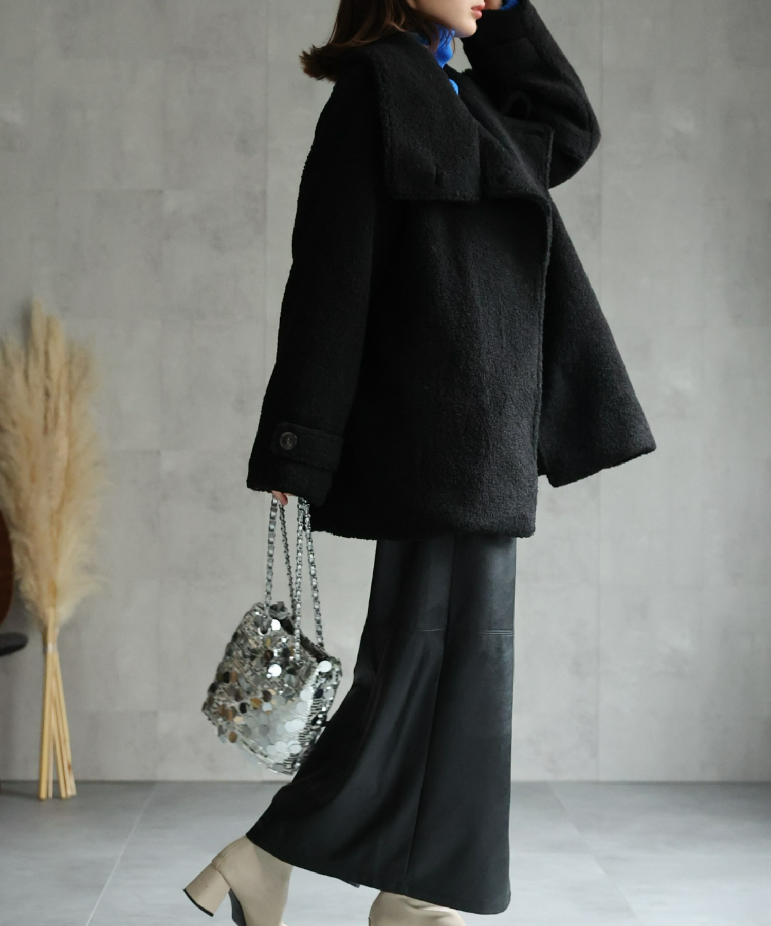 model:162cm着用サイズ：F