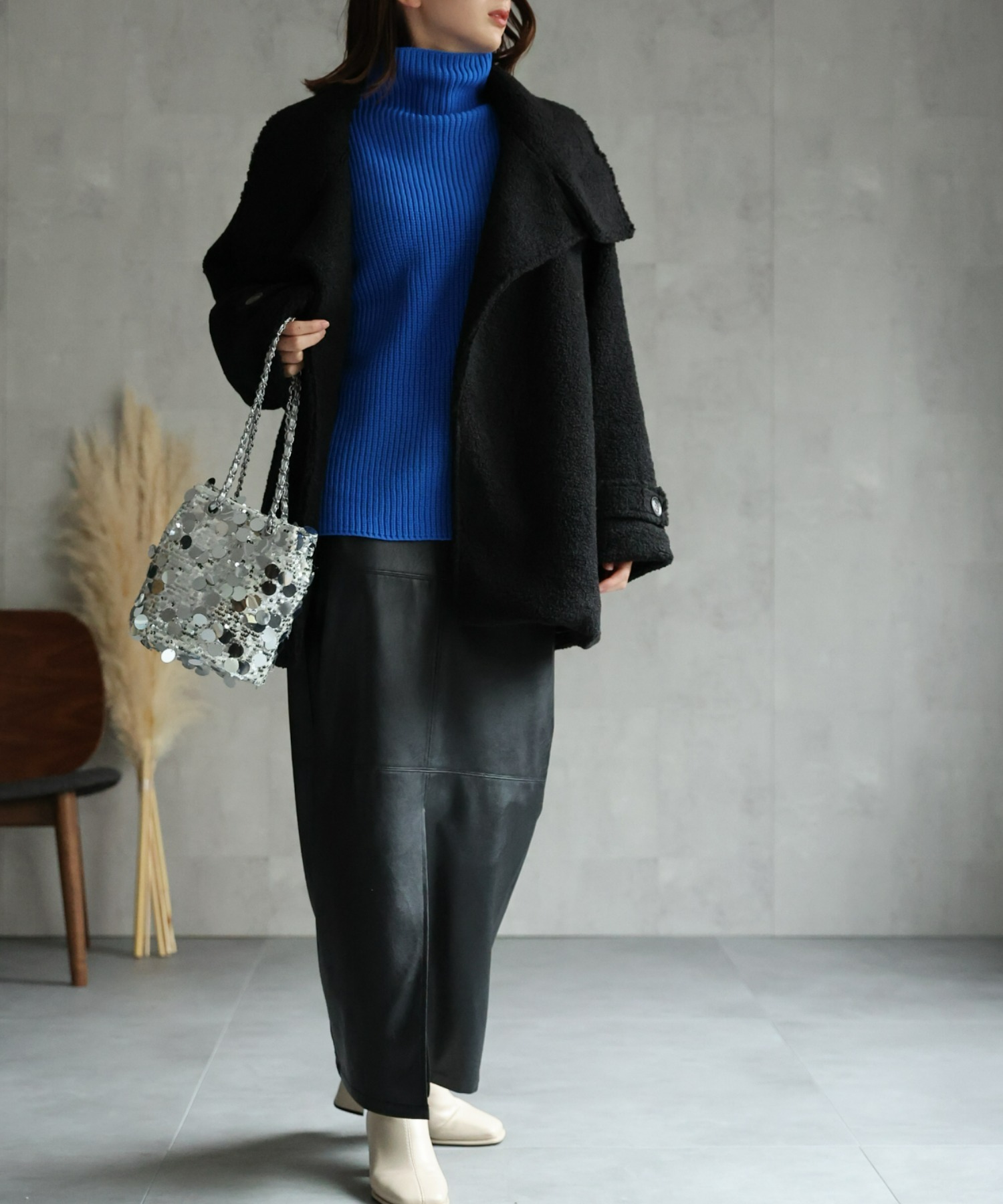 model:162cm着用サイズ：F