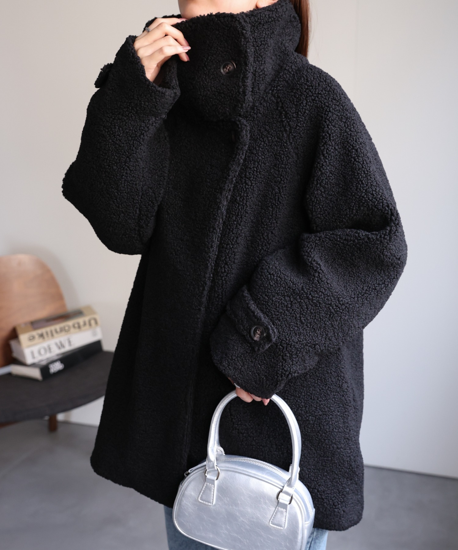 model:162cm着用サイズ：F